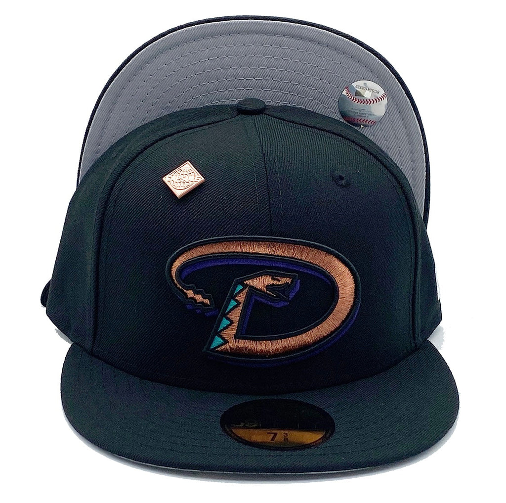 Arizona Diamondbacks 1999 Cooperstown Basics Black / Grey Fitted Hat