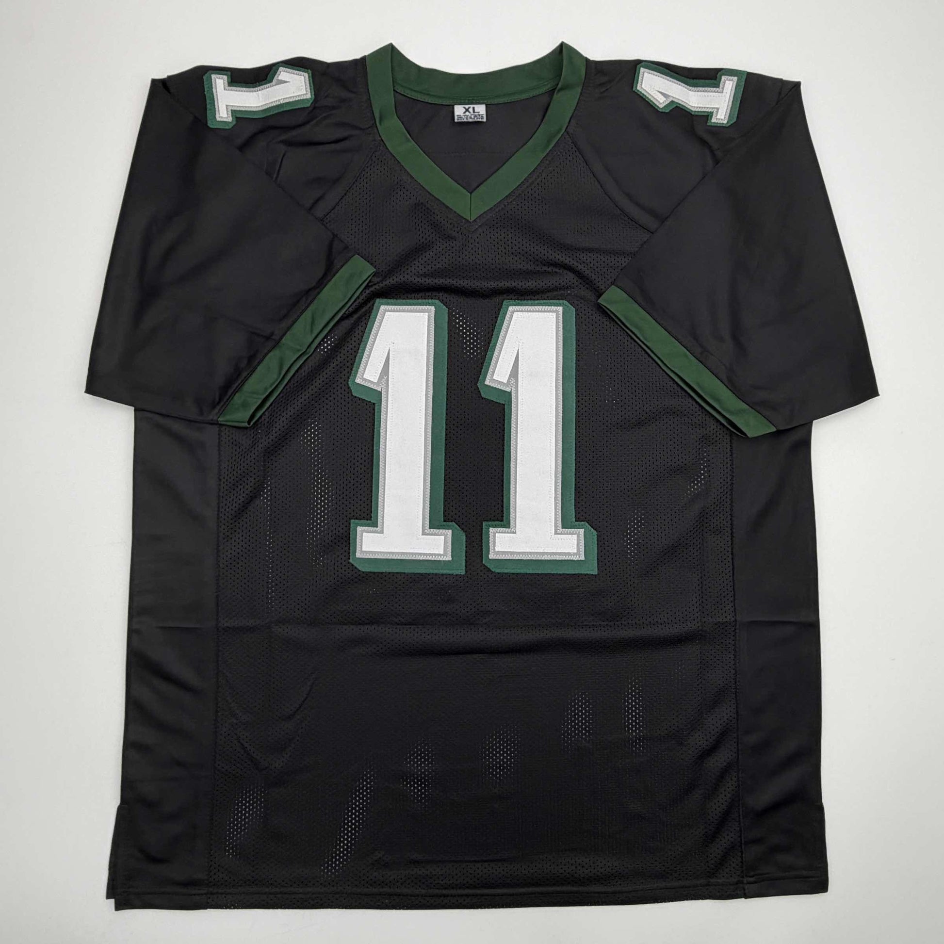 Autographed/Signed AJ A.J. Brown Philadelphia Black Football Jersey Beckett BAS COA