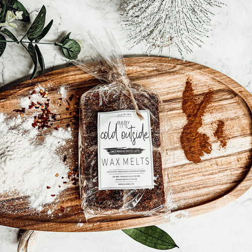 Gingerbread Spiced Latte XL Wax Melts - Warm Gingerbread Latte Scent