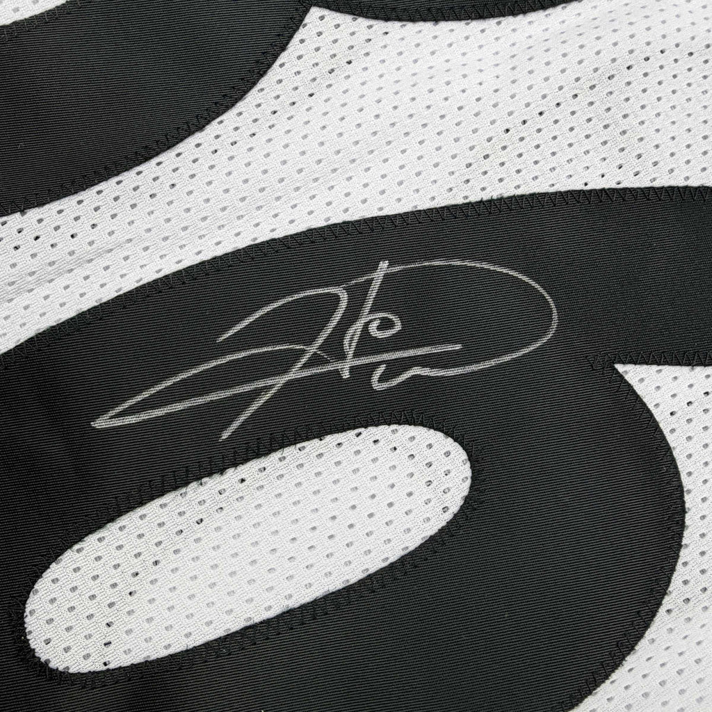 Autographed/Signed Hines Ward Pittsburgh White Football Jersey Beckett BAS COA