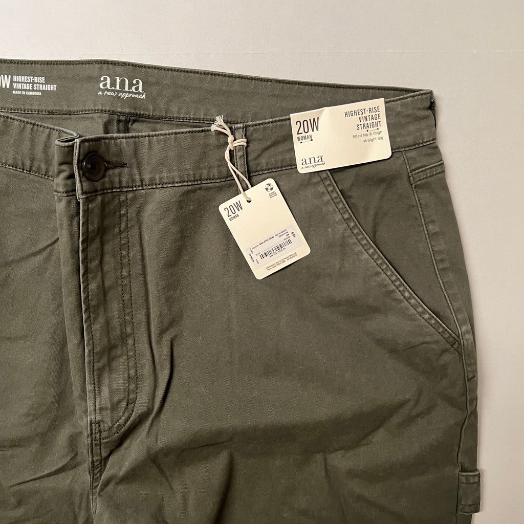 a.n.a Women's Highest-Rise Vintage Straight Pants