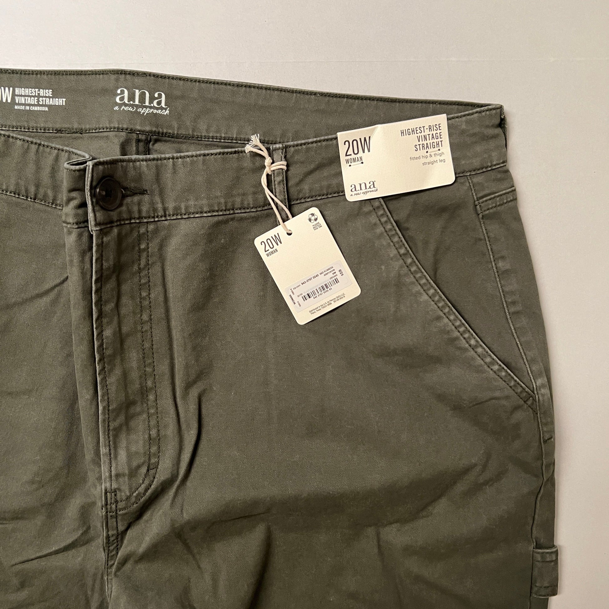 a.n.a Women's Highest-Rise Vintage Straight Pants