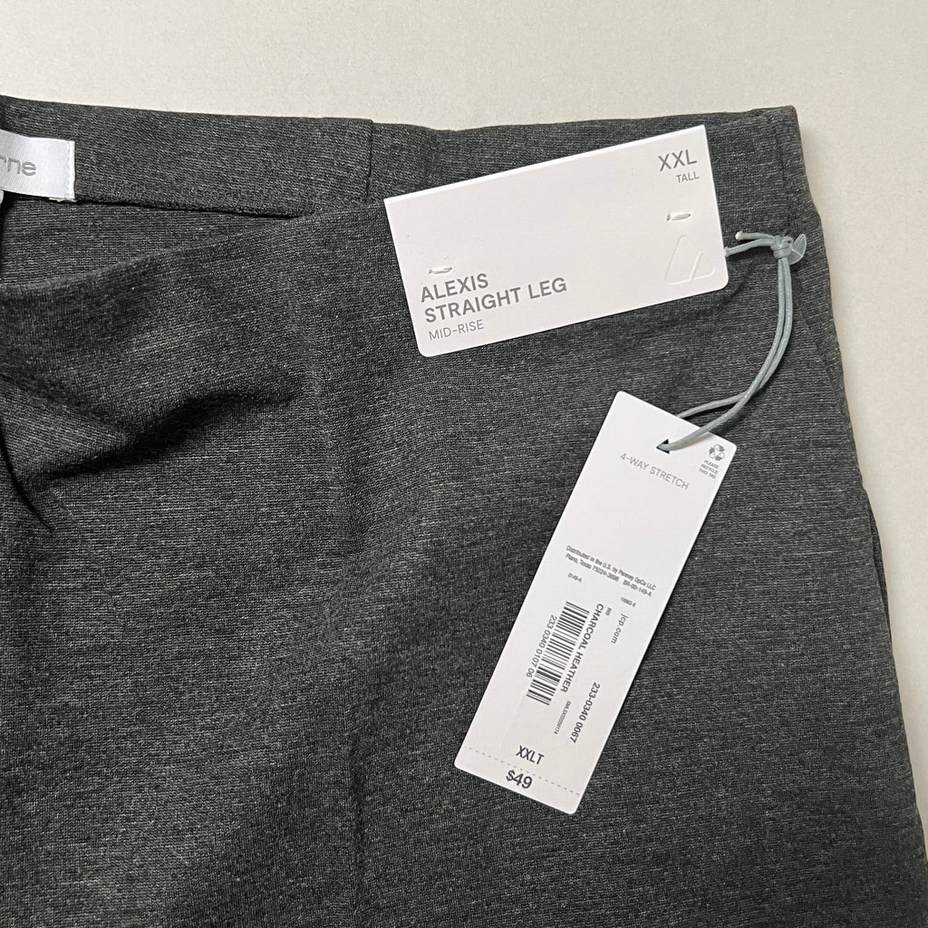 Liz Claiborne Tall Women's Alexis Straight Leg Mid-Rise Pants