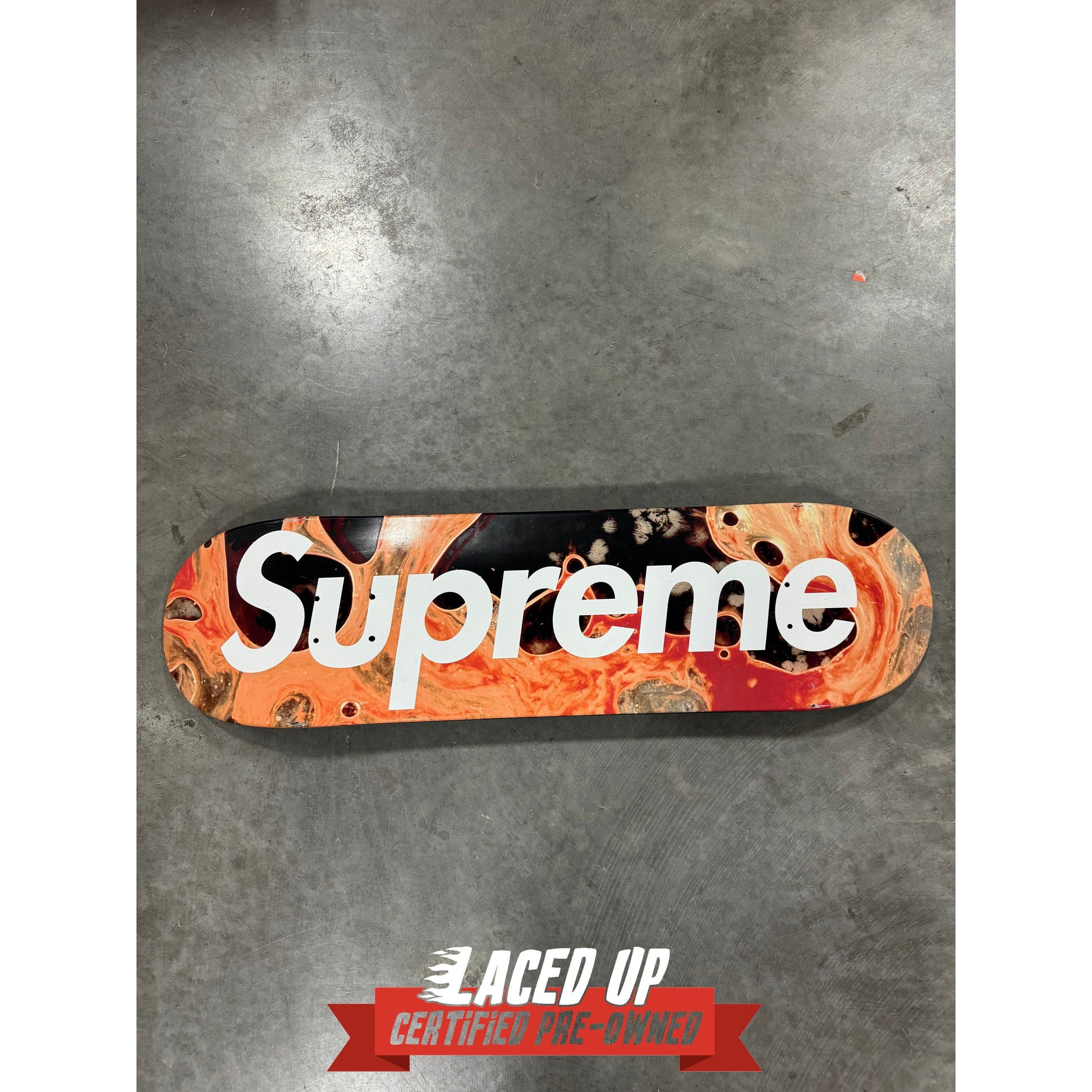 PRE OWNED Supreme Blood & Semen Skateboard