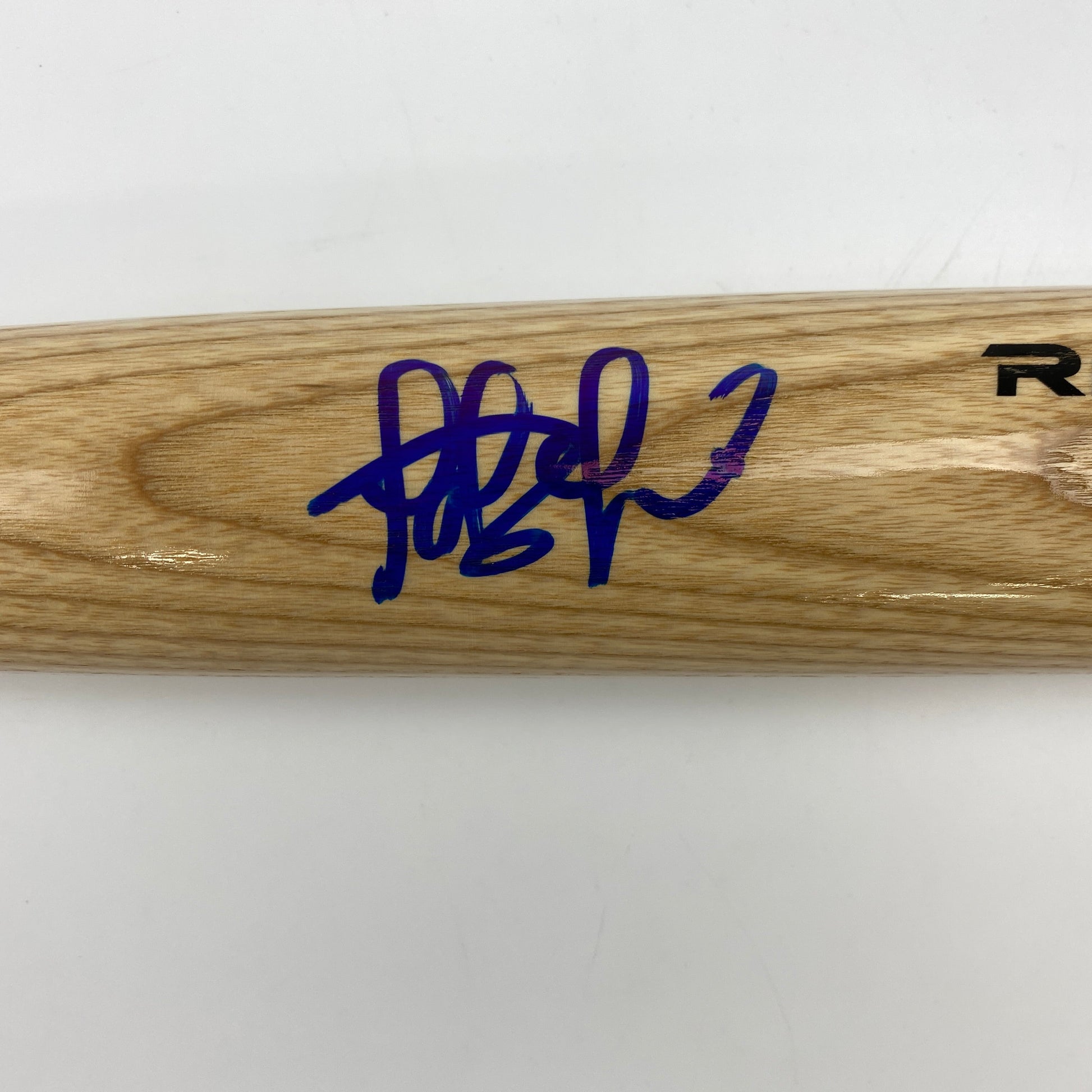 Autographed/Signed Fernando Tatis Jr. San Diego Padres Natural Rawlings Pro Baseball Bat JSA COA