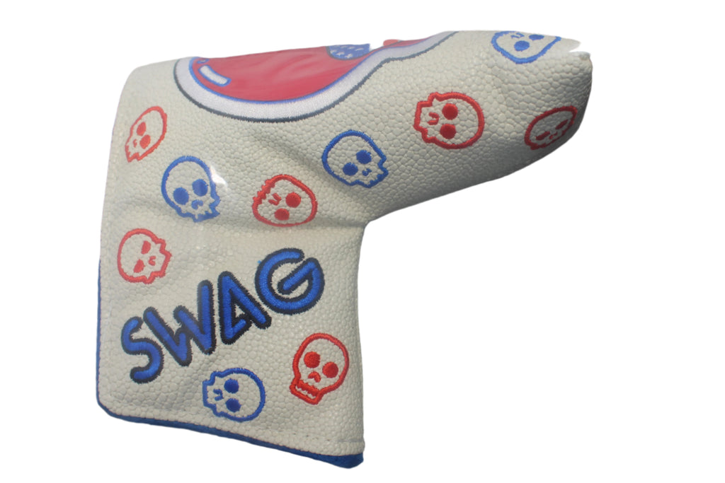 Swag Golf - Skulls USA Glasses Blade Putter Headcover *opened, no bag*