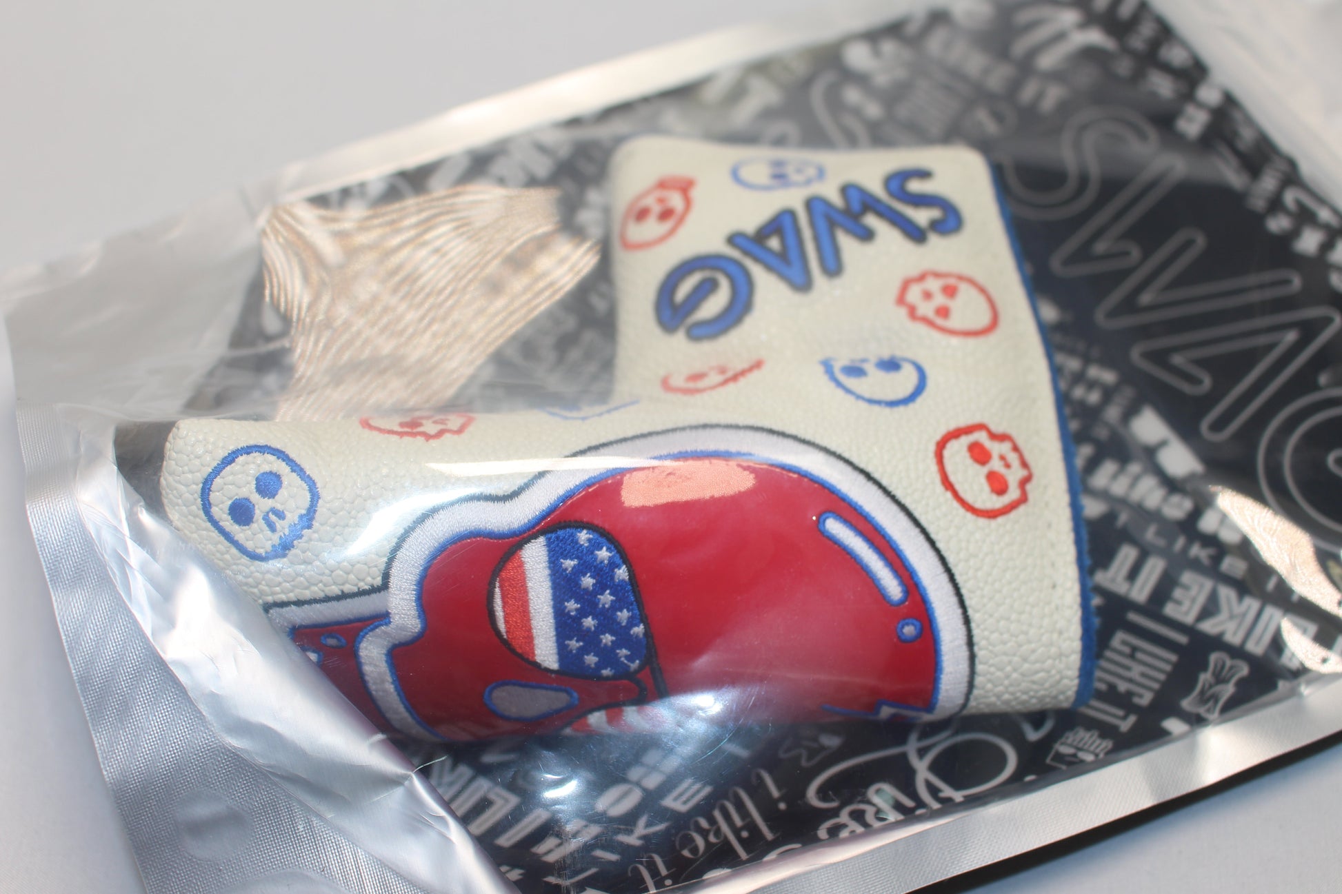 Swag Golf - Skulls USA Glasses Blade Putter Headcover *opened, no bag*