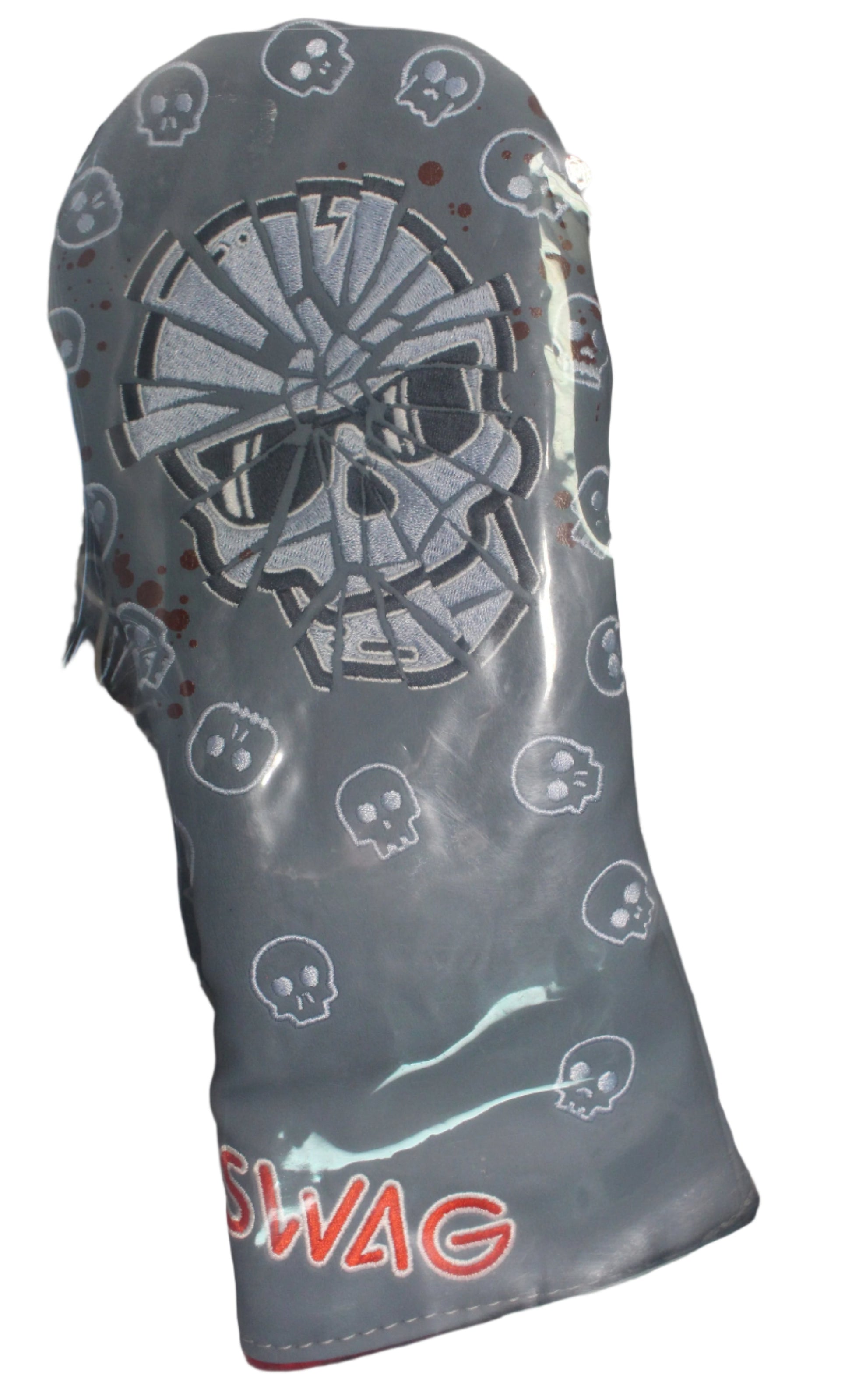 Swag Golf - Shatter Skull Grey Fairway Wood Headcover *opened, no bag*