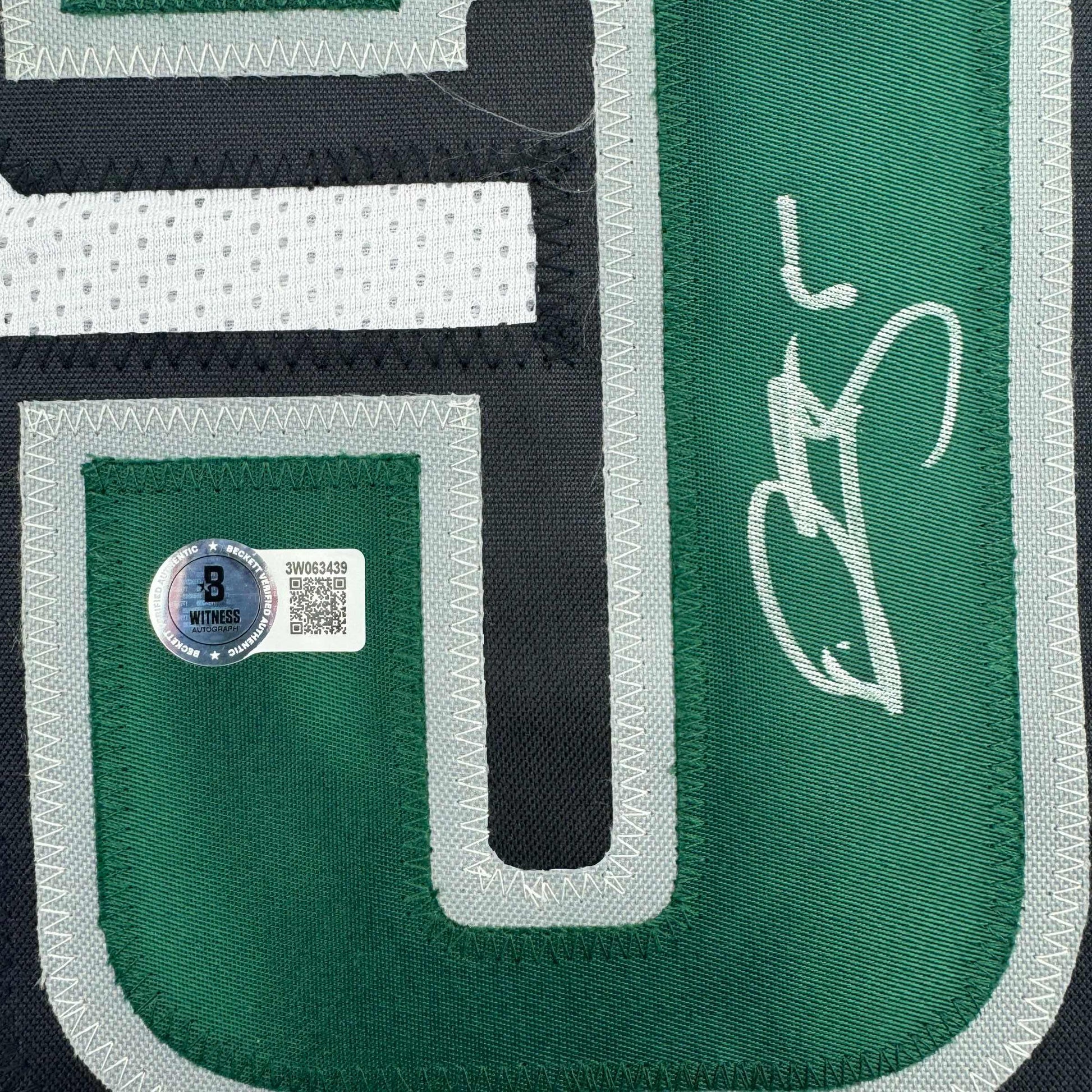 Autographed/Signed Donovan McNabb Philadelphia White Football Jersey JSA COA