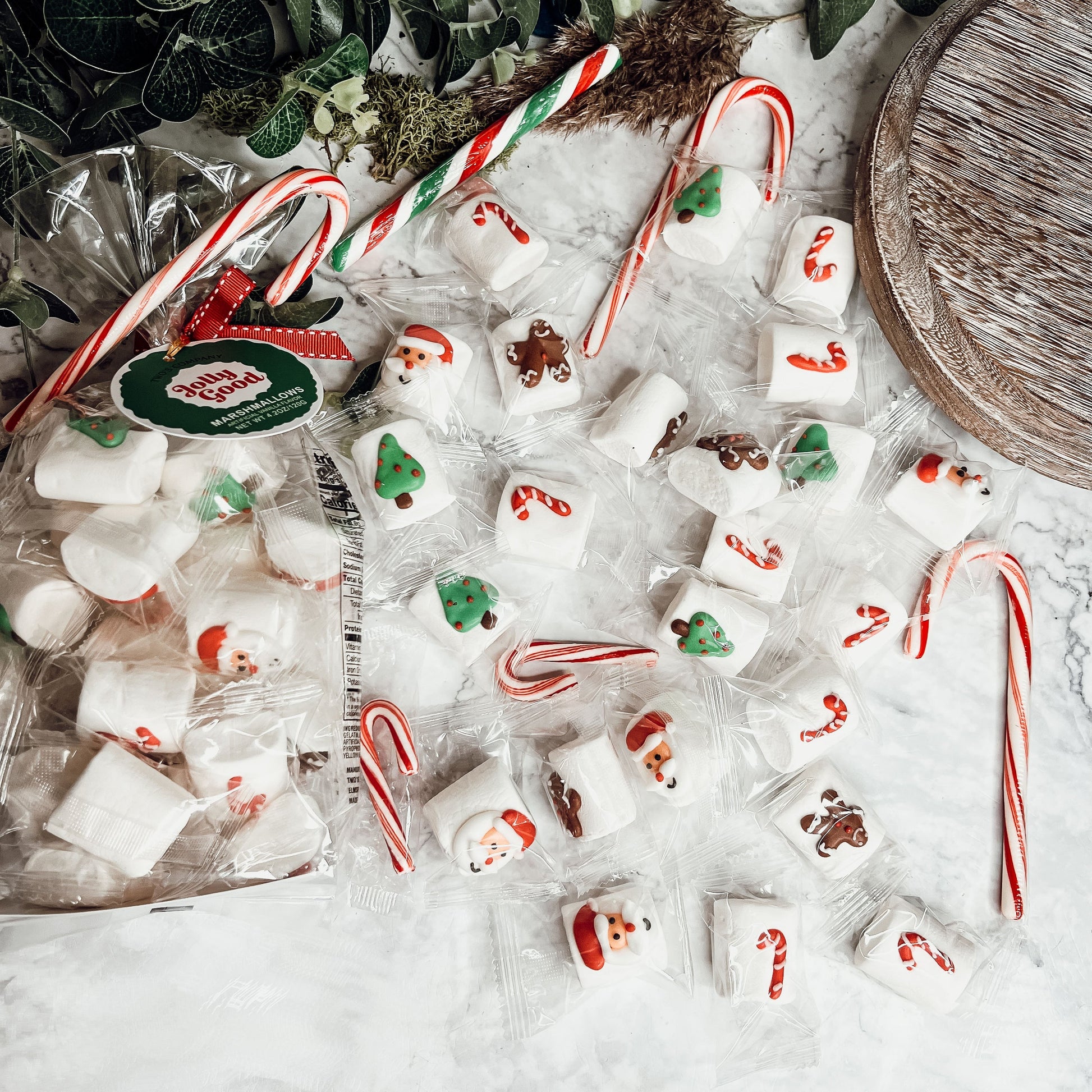 Gourmet Vanilla Marshmallows 24 Pack Individually Wrapped Soft Fluffy Hot Chocolate Toppers Gift
