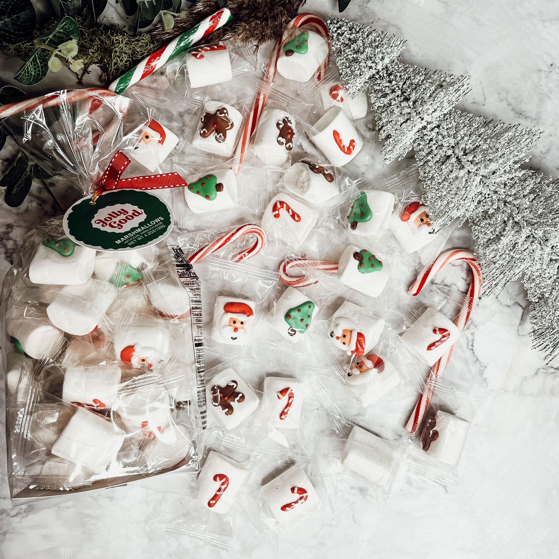 Gourmet Vanilla Marshmallows 24 Pack Individually Wrapped Soft Fluffy Hot Chocolate Toppers Gift