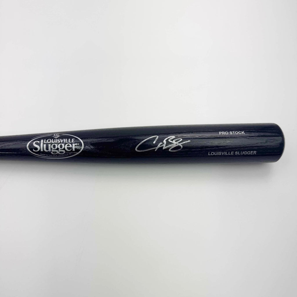 Autographed/Signed Alex Bregman Black Louisville Slugger Baseball Bat Beckett BAS COA