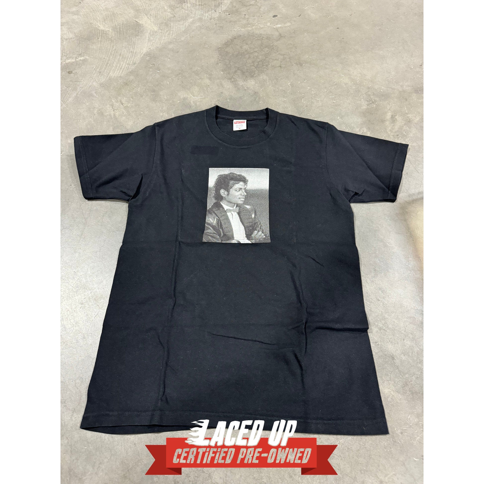 PRE OWNED Supreme "MJ" Tee Black