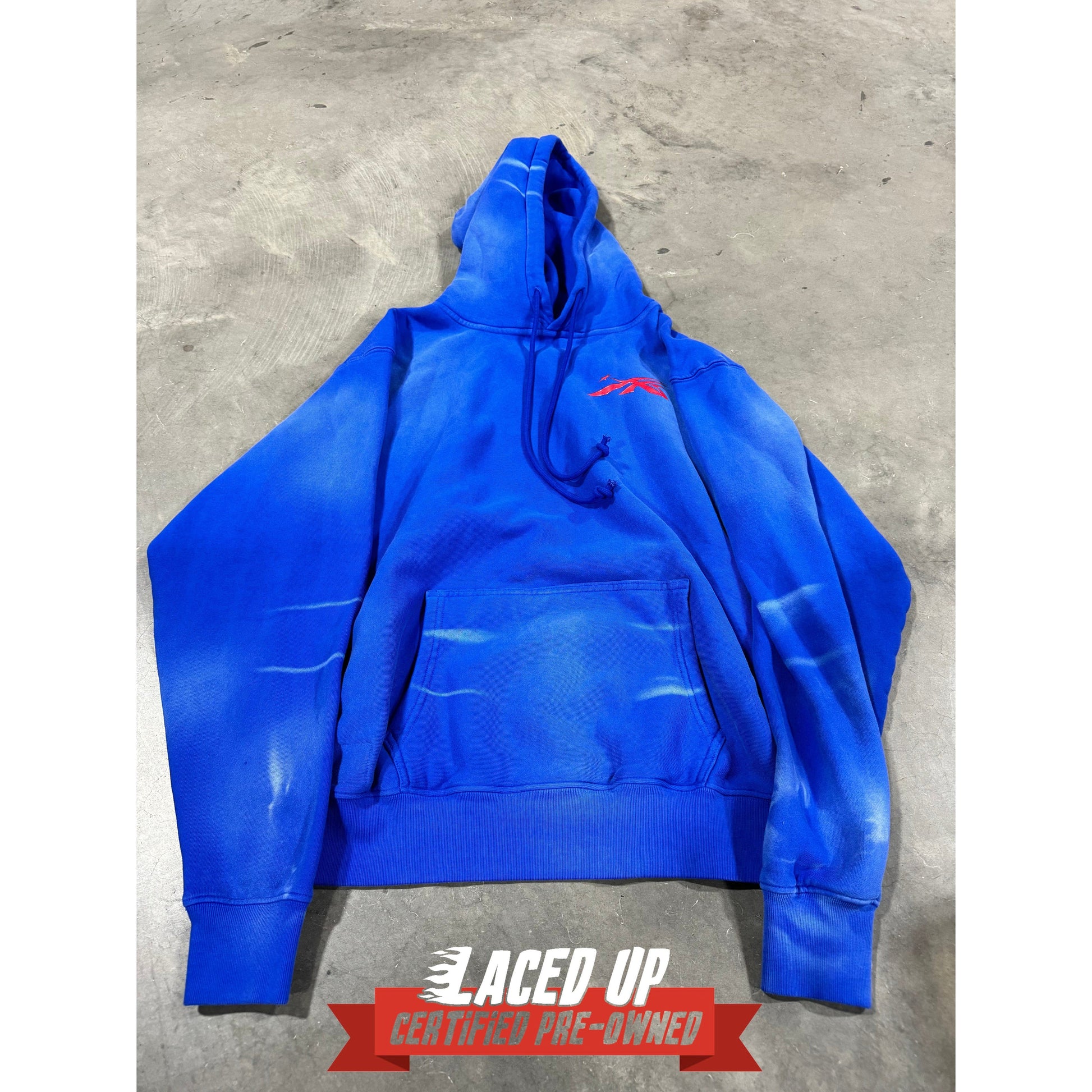 PRE OWNED Hellstar Gel Hoodie Blue