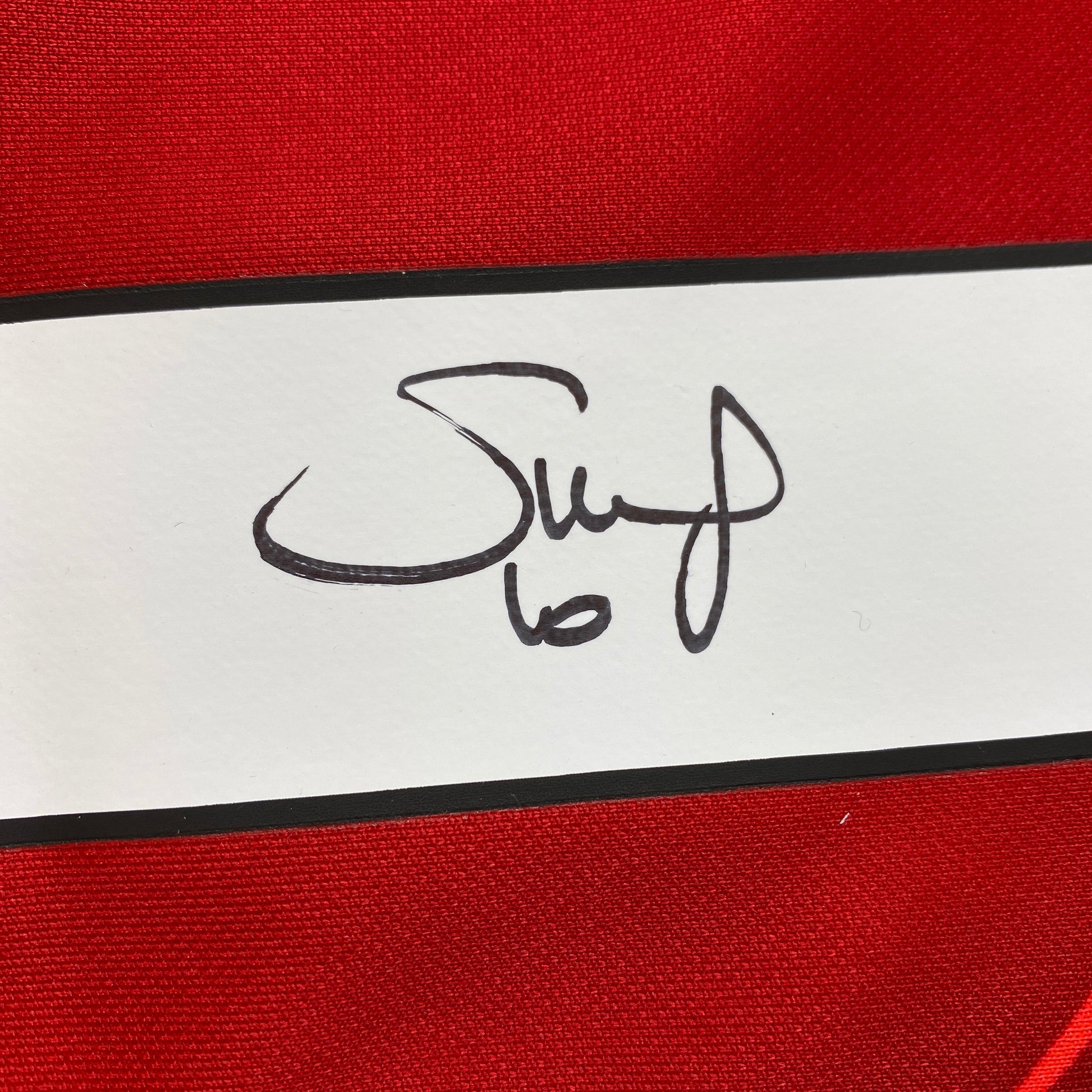 Autographed/Signed Sadio Mane Liverpool Red Soccer Jersey Beckett BAS COA