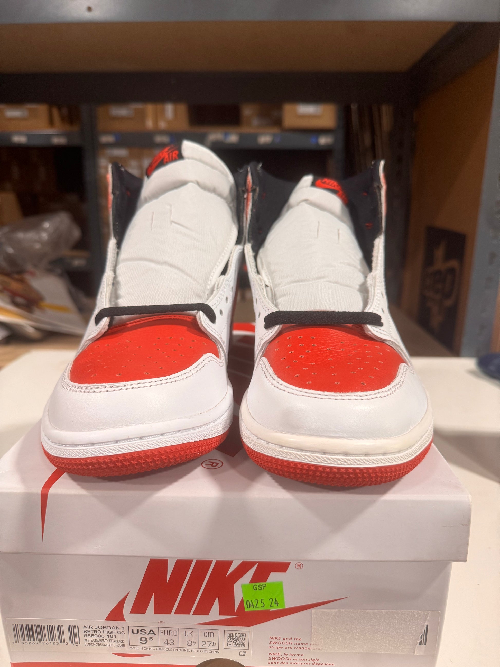 PRE OWNED Jordan 1 Retro High OG "Heritage" *Conditional*