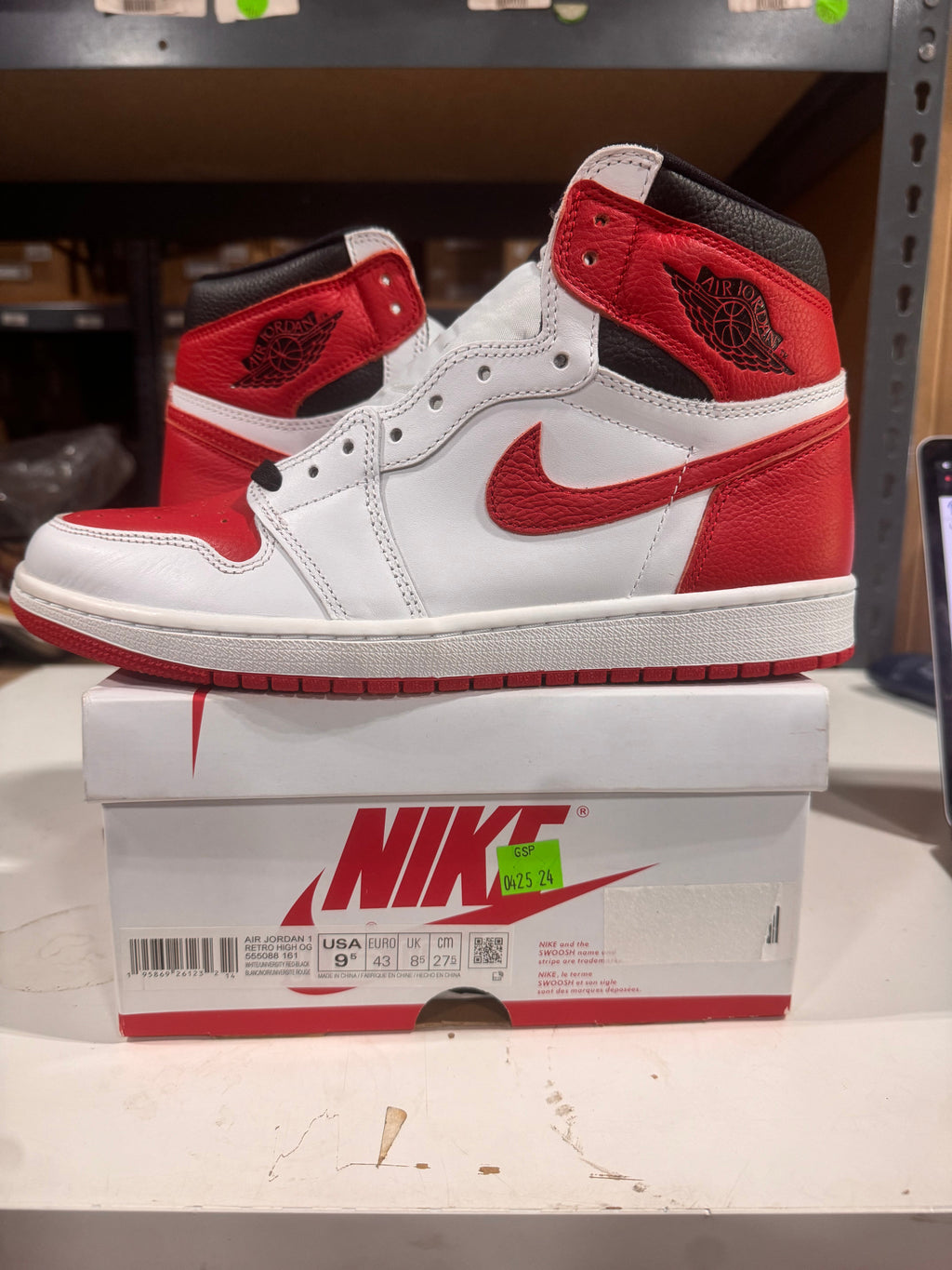 PRE OWNED Jordan 1 Retro High OG "Heritage" *Conditional*