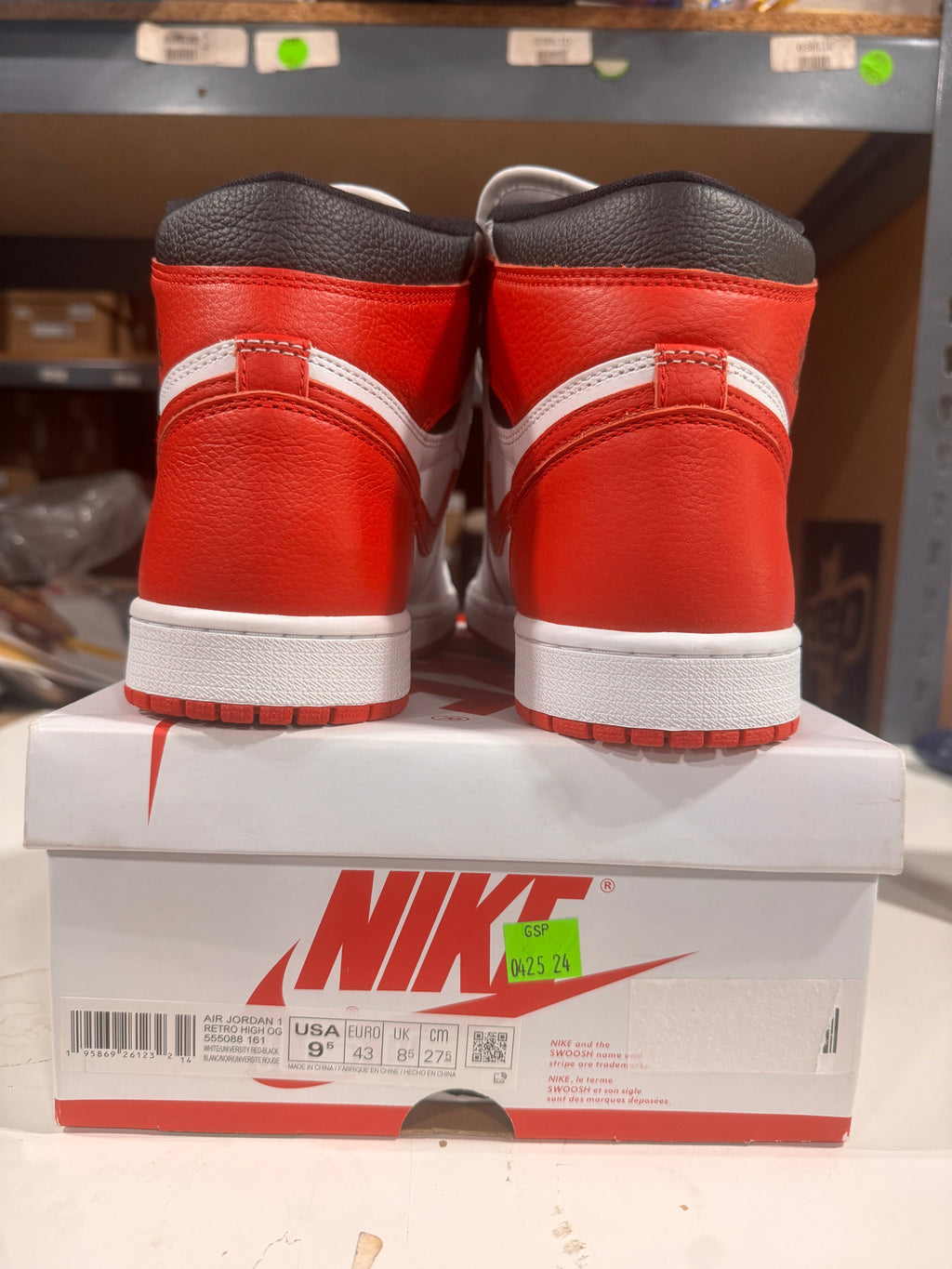 PRE OWNED Jordan 1 Retro High OG "Heritage" *Conditional*