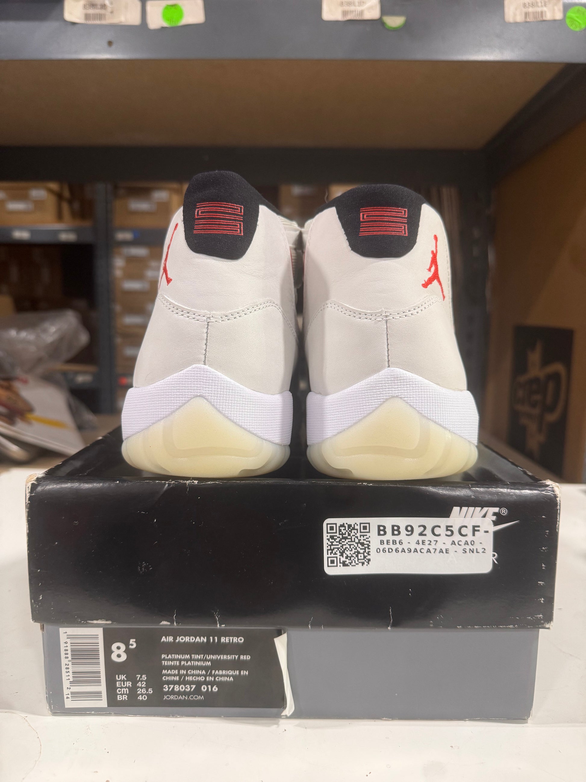 PRE OWNED Jordan 11 Retro Platinum *Conditional* (2021)