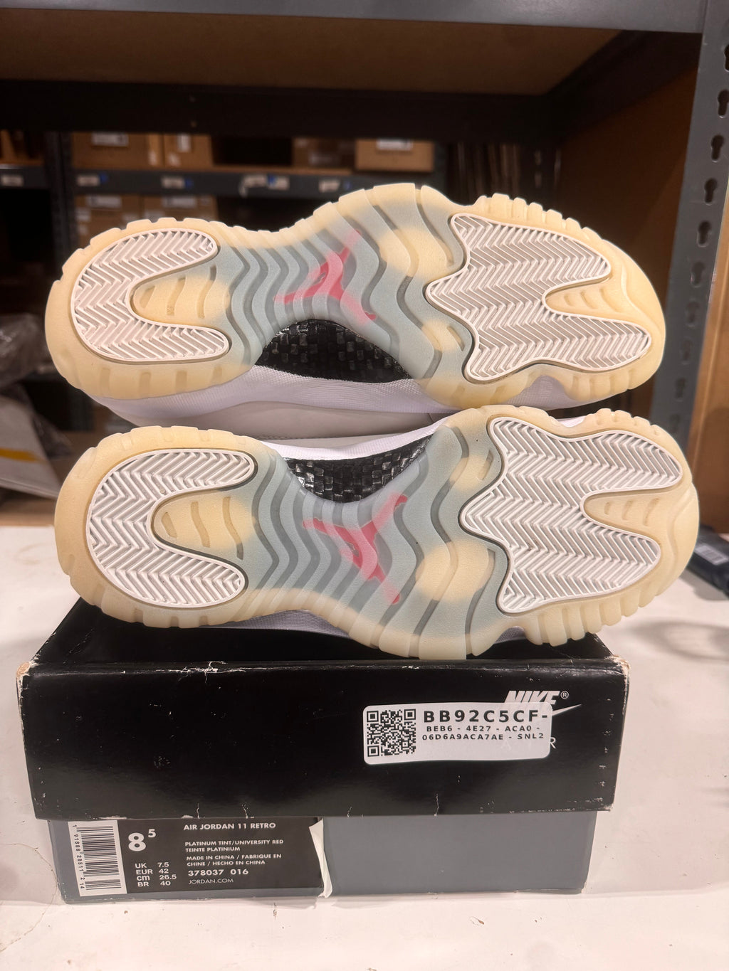 PRE OWNED Jordan 11 Retro Platinum *Conditional* (2021)