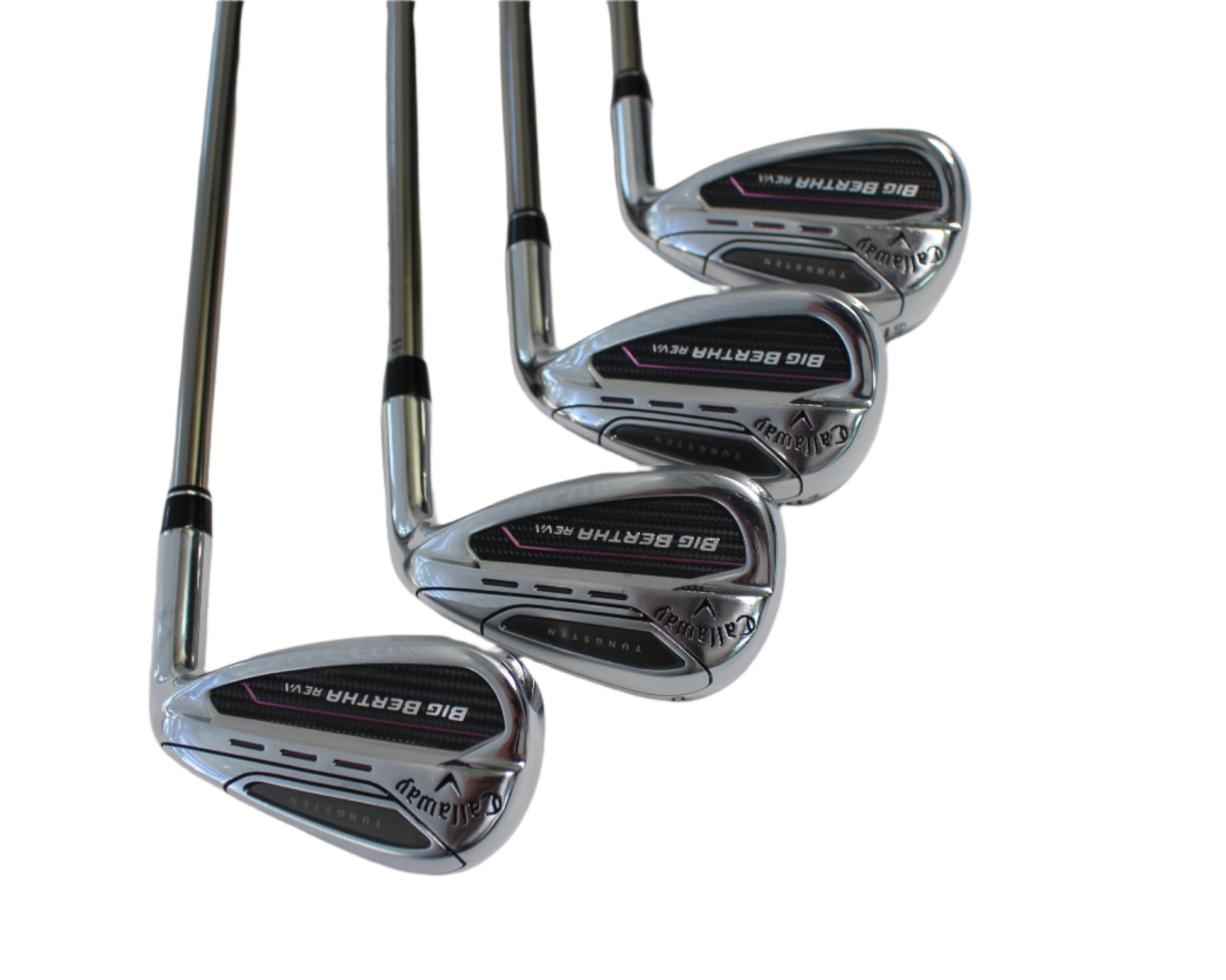 Pre-Owned Callaway Big Bertha Reva '23 9-P, AW, SW Iron Set w/ RCH 45 W (Ladies) Shafts (- 1.0") (Above Average)