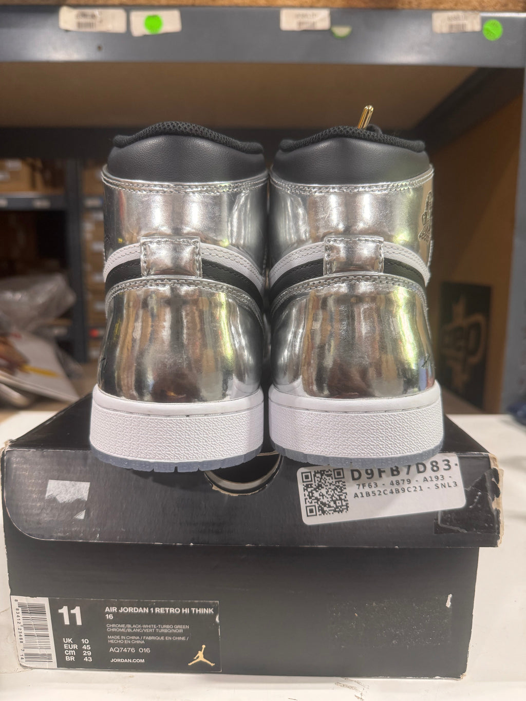 PRE OWNED Jordan 1 Retro High Think 16 Pass the Torch *Conditional*