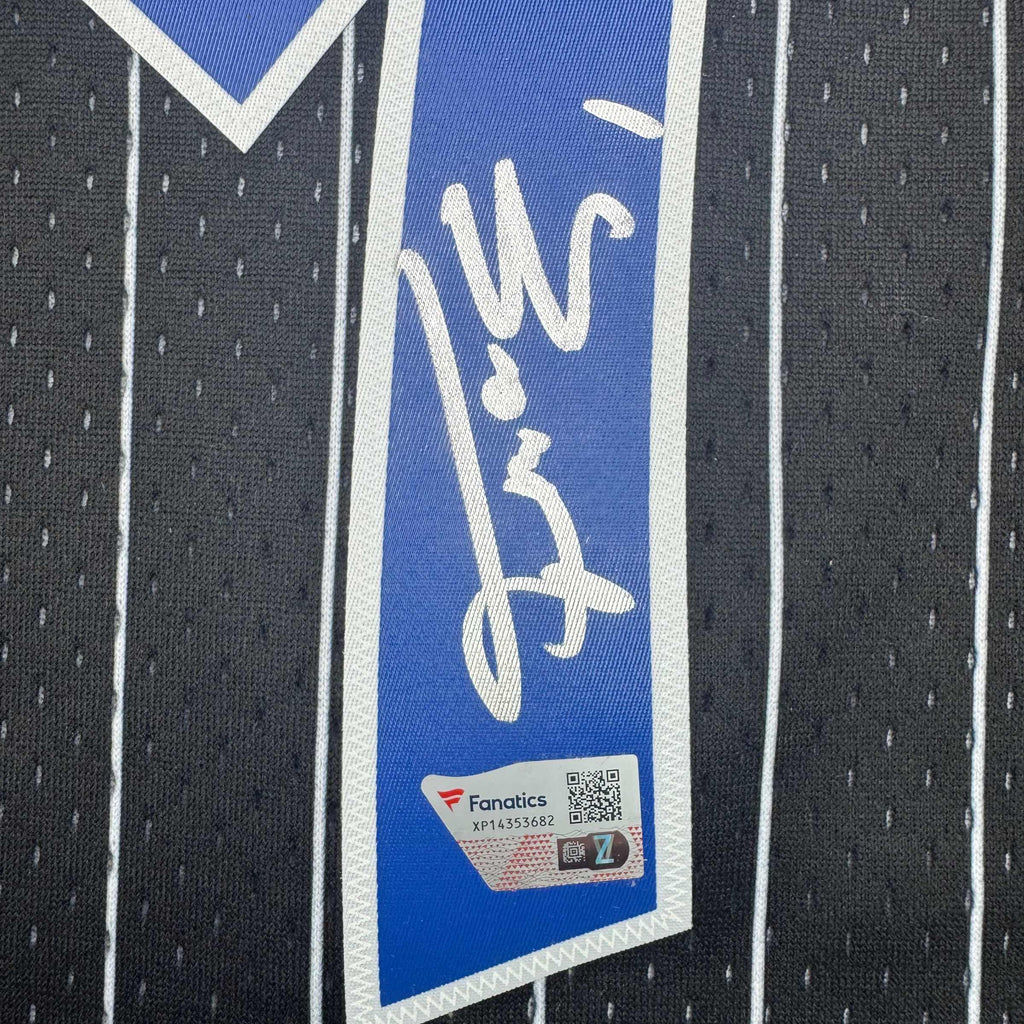 Autographed/Signed Tracy McGrady Orlando Magic Black Authentic Swingman Mitchell & Ness Basketball Jersey Fanatics COA