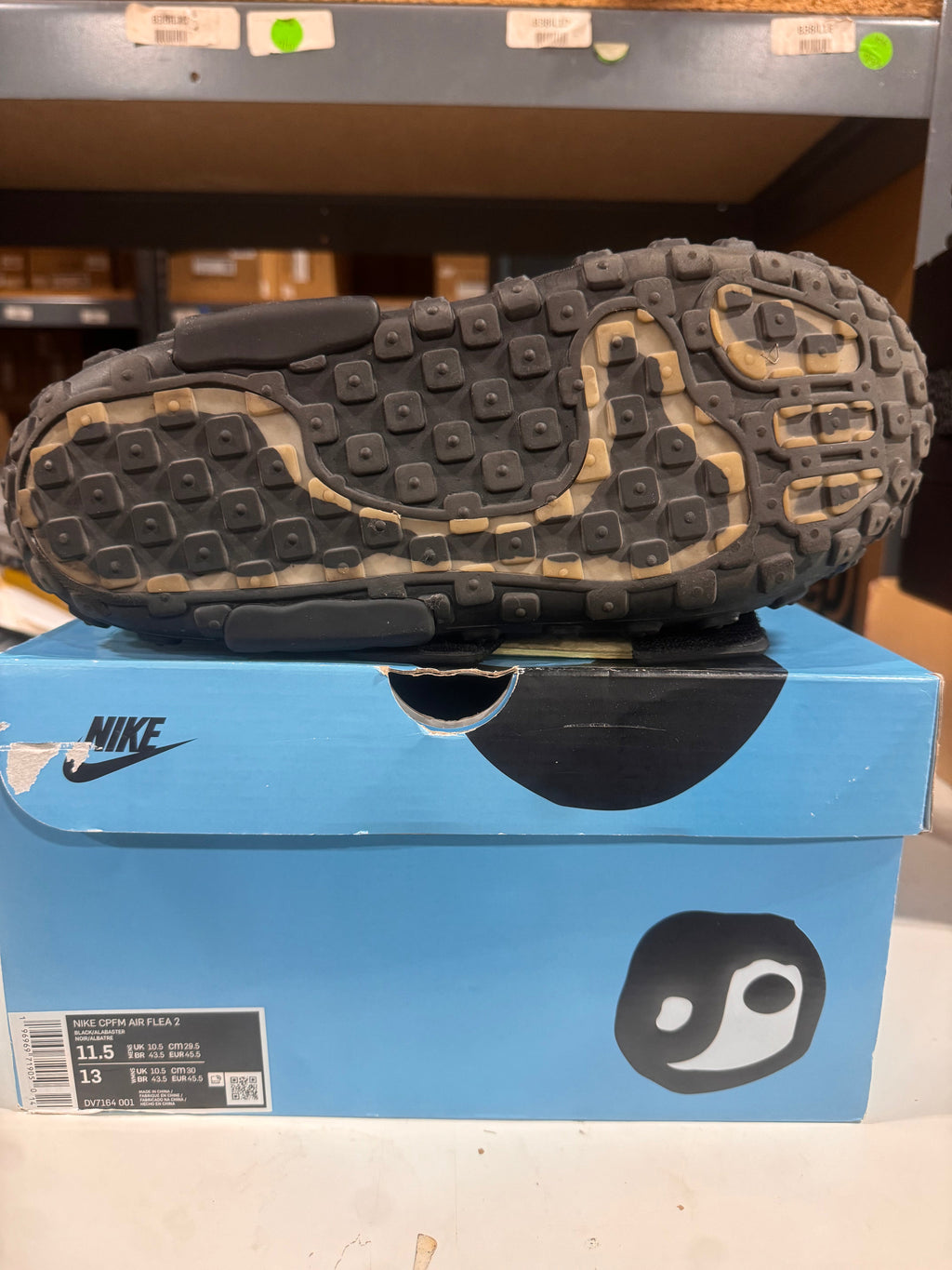 PRE OWNED Nike CPFM Air Flea 2 Cactus Plant Flea Market Black Alabaster