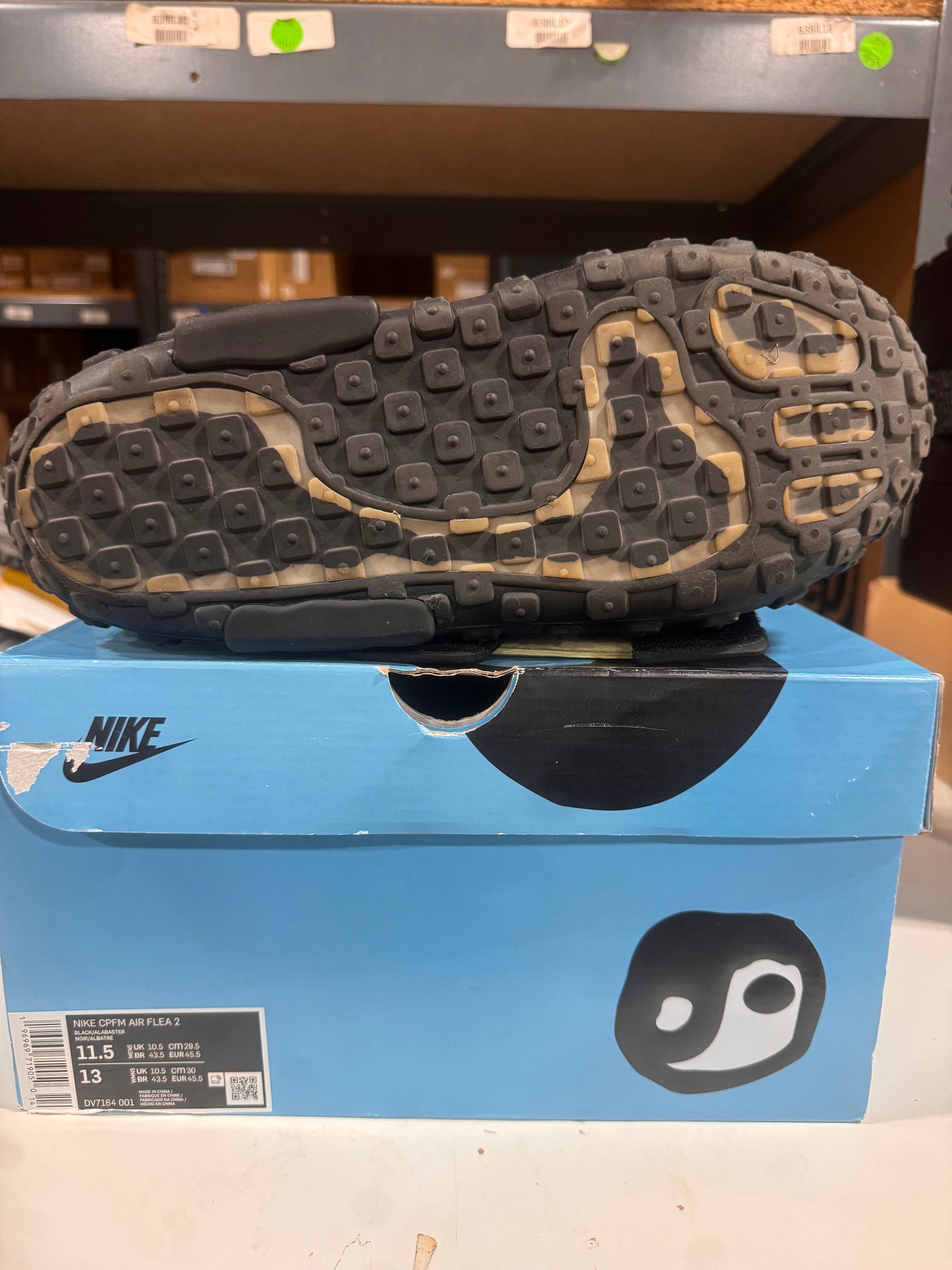 PRE OWNED Nike CPFM Air Flea 2 Cactus Plant Flea Market Black Alabaster