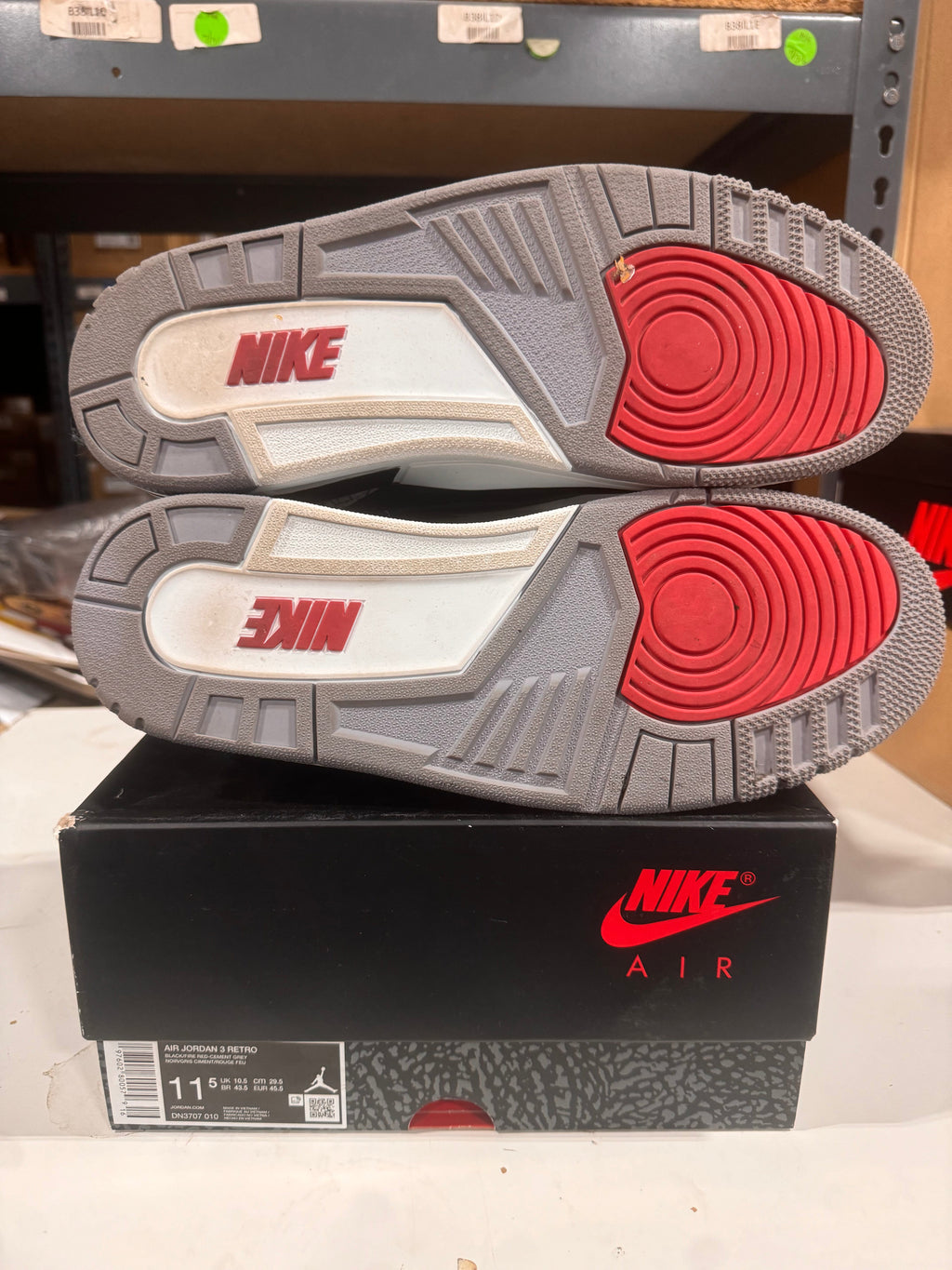 PRE OWNED Jordan 3 "Cement" 2024