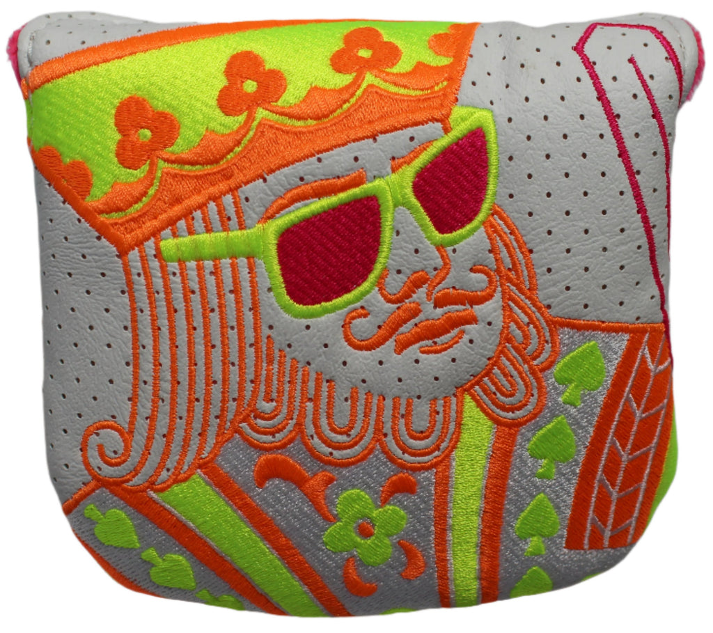Swag Golf - Orange & Bolt King Mallet Putter Headcover *opened, no bag*