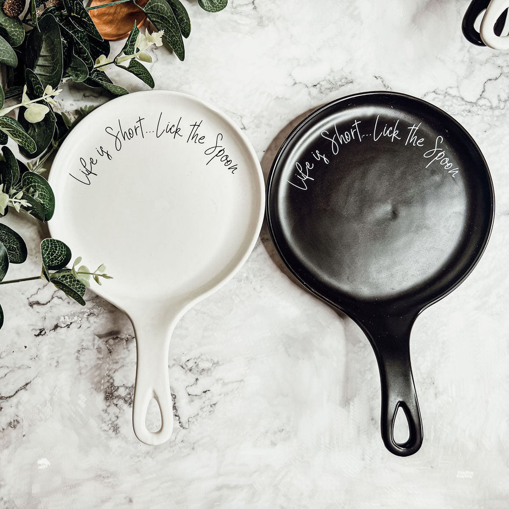 Spoon Rest And Wooden Spoon Set Custom Color Quote Choice Kitchen Gift