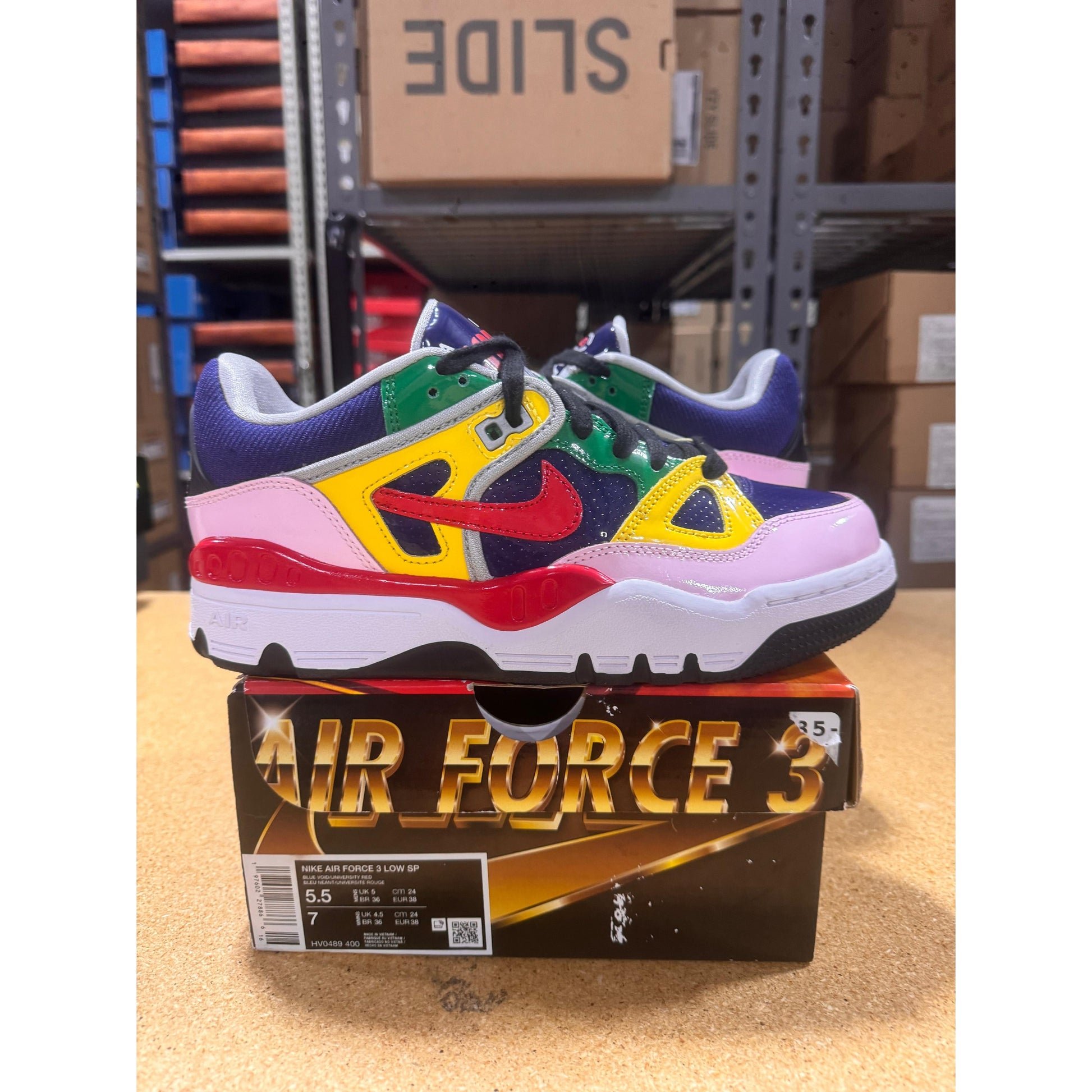 PRE OWNED Nike Air Force 3 Low SP Nigo Blue Void (OGIN Edition) DS *Conditional*