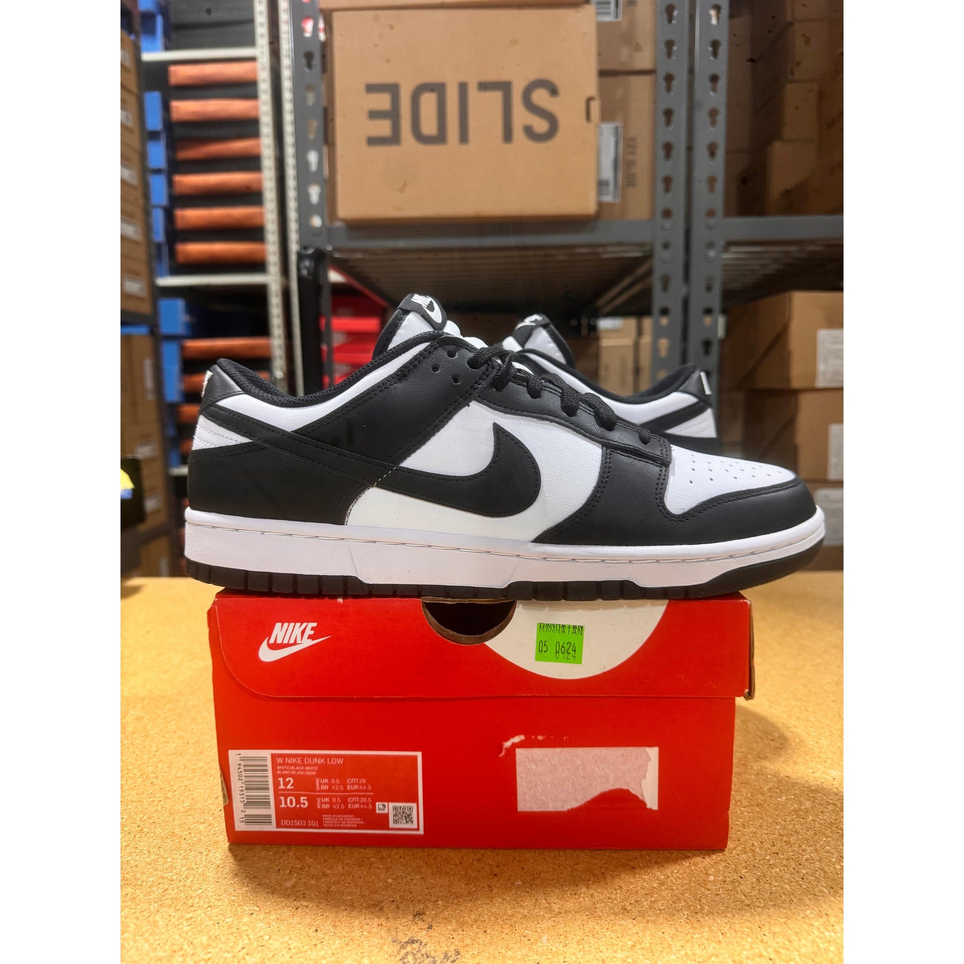 PRE OWNED Nike Dunk Low Retro White Black Panda *Conditional* VNDS (W)