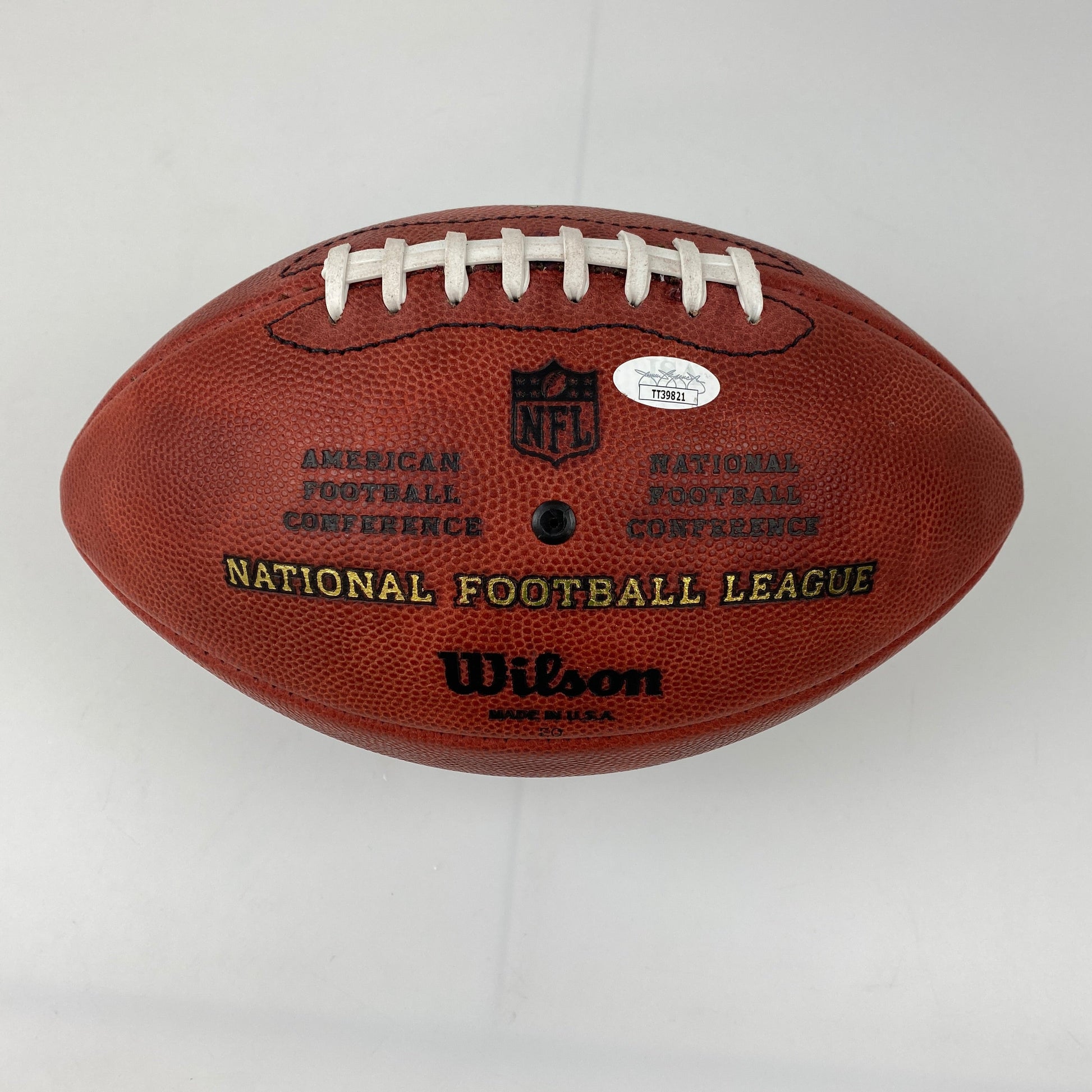 Autographed/Signed Tim Tebow New York Jets Authentic The Duke Full Size Football JSA COA