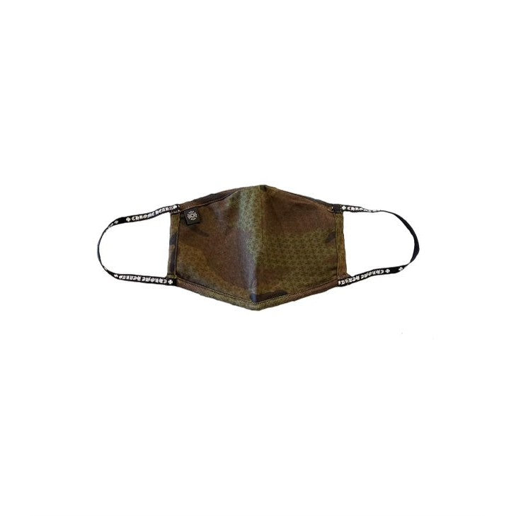 Chrome Hearts Multi Logo Face Mask in Camo