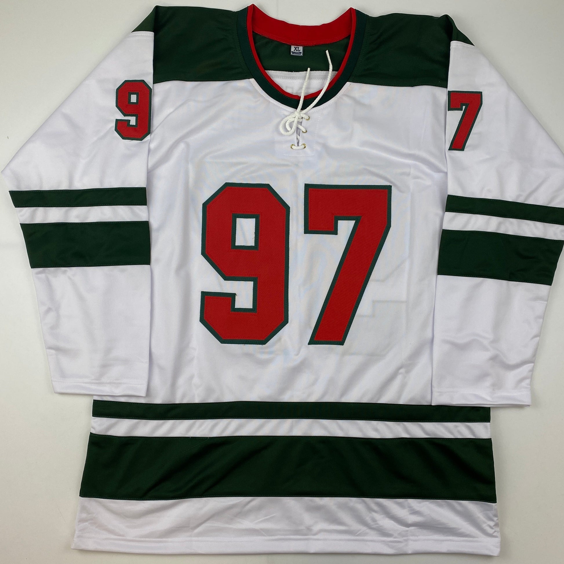 Autographed/Signed Kirill Kaprizov Minnesota White Hockey Jersey Beckett BAS COA