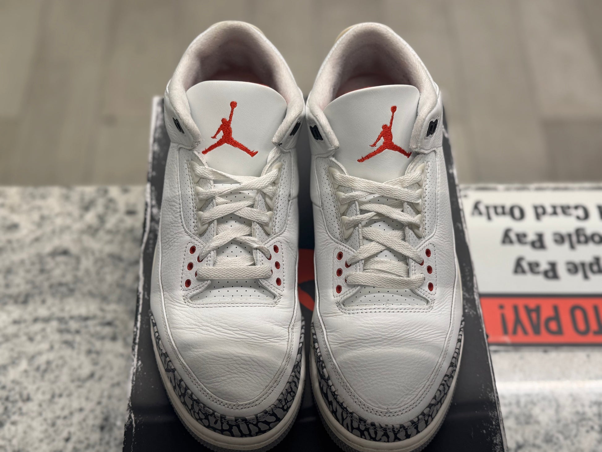 PRE OWNED Air Jordan Retro 3 "White Cement Reimagined"