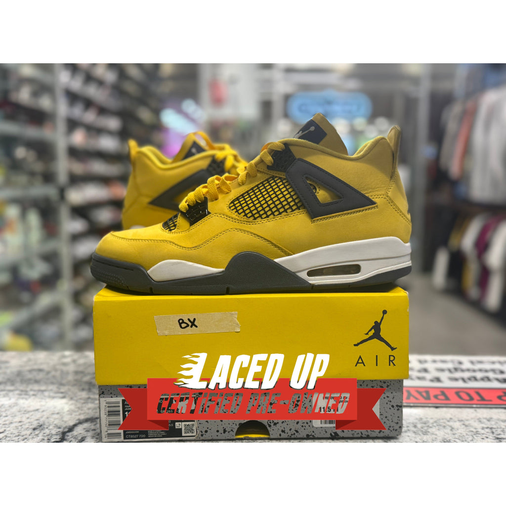 PRE OWNED Air Jordan Retro 4 “Lightning" 2021