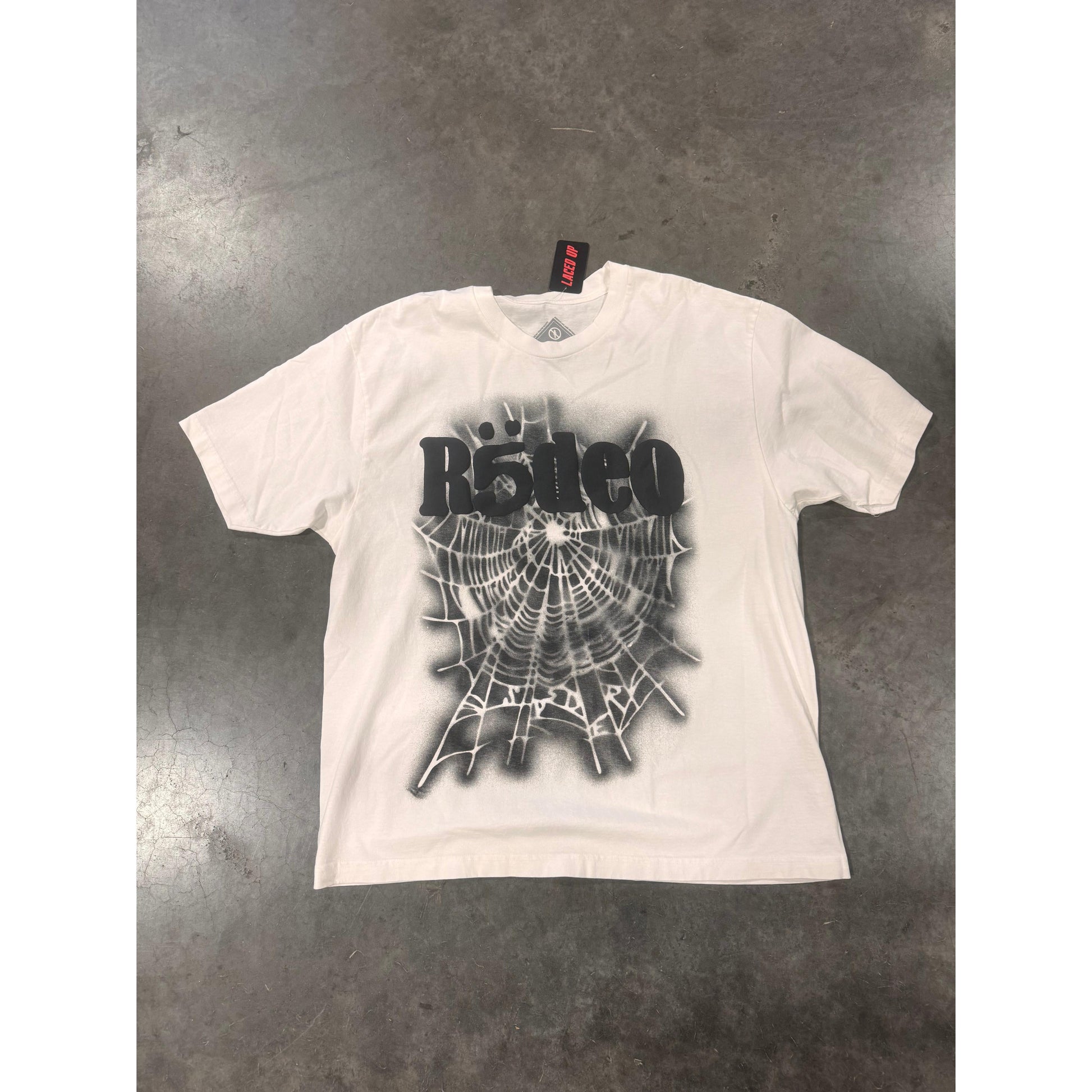 PRE OWNED Rodeo x Sp5der Tee (White)