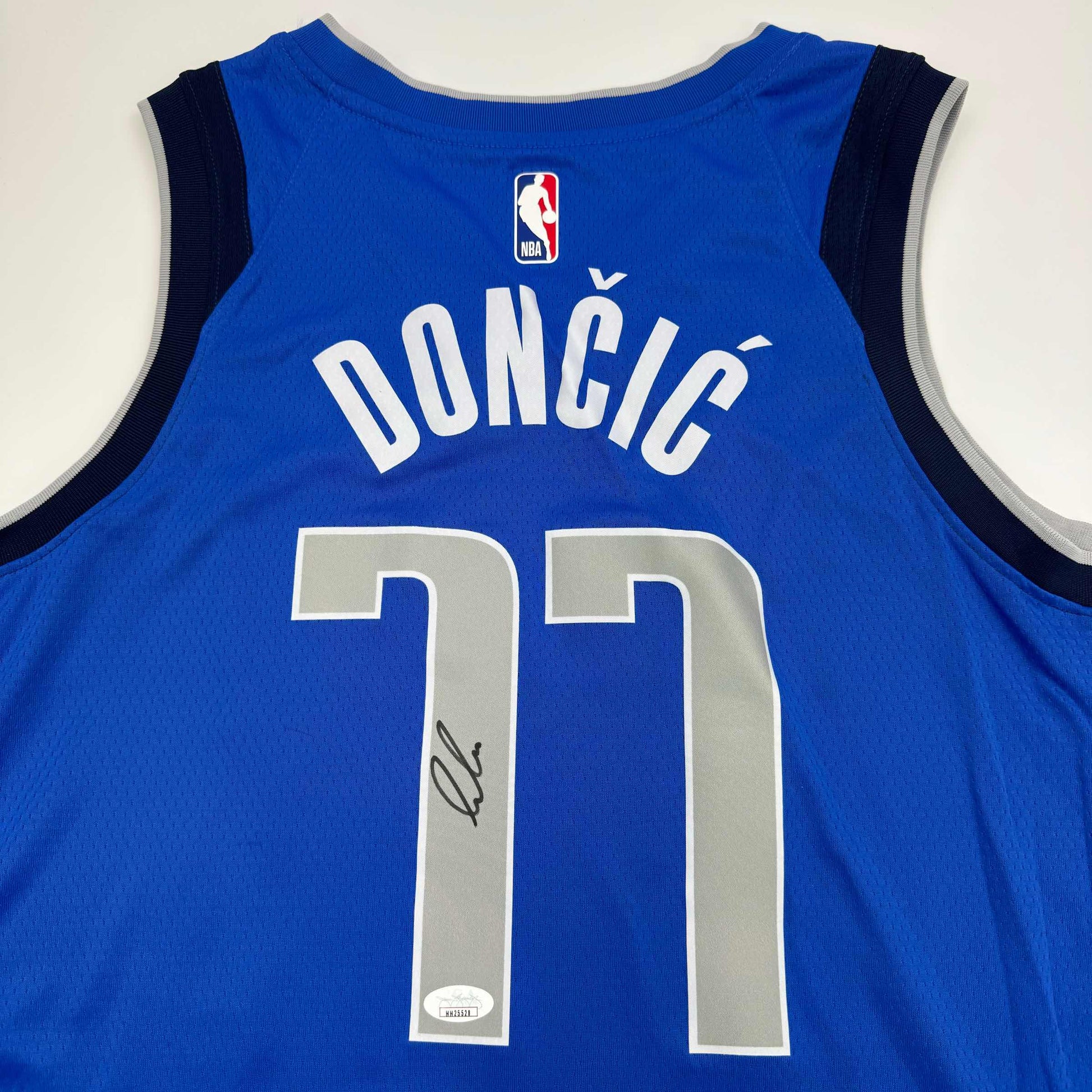 Autographed/Signed Luka Doncic Dallas Mavericks Blue Authentic Basketball Jersey JSA COA