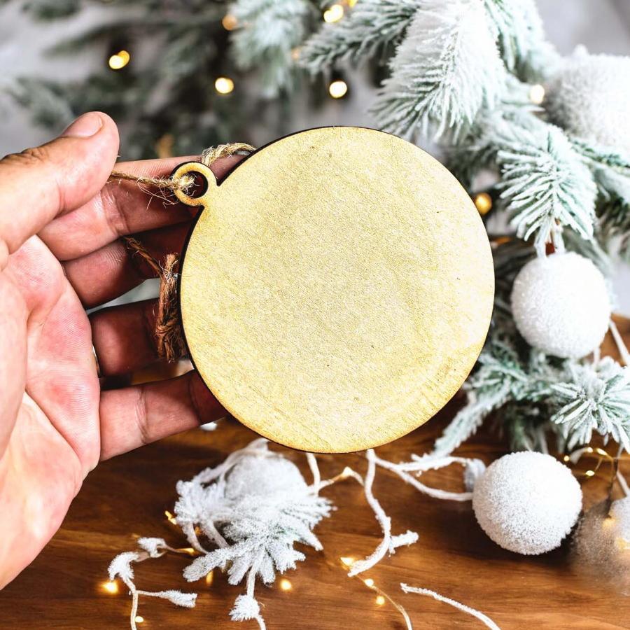 Imperfect Deck The Halls 3D Handcrafted Wooden Christmas Ornaments Set Limited Edition Hanging Decor