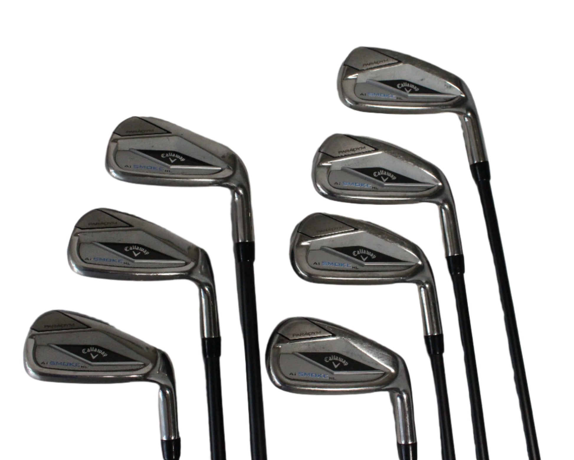 Pre-Owned Callaway Ai Smoke Max HL: 5-PW, AW Iron Set W/  Cypher Sixty 5.5 (Regular) Shaft (Average)