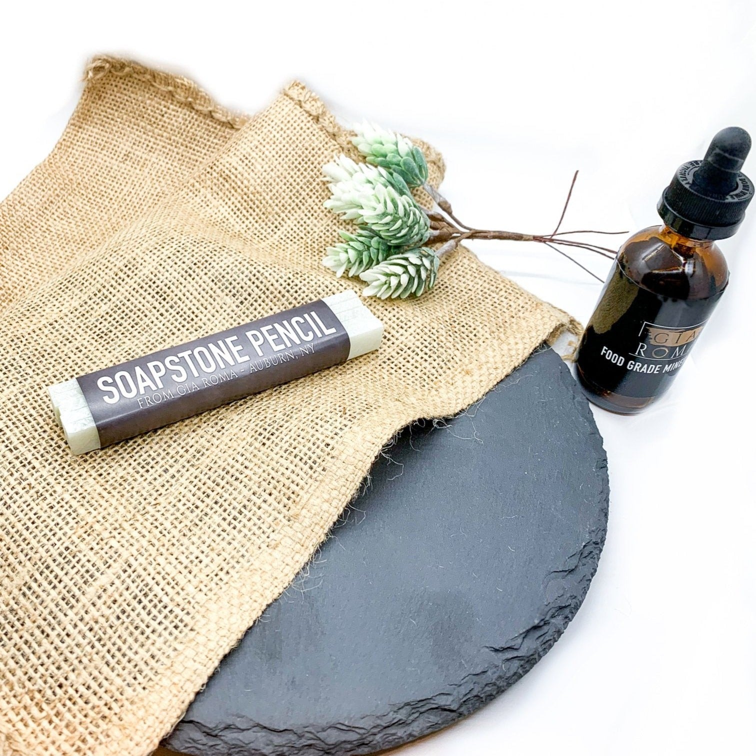 Slate Round 11" Cheese Board Natural Layered Edge Slim 5-6mm