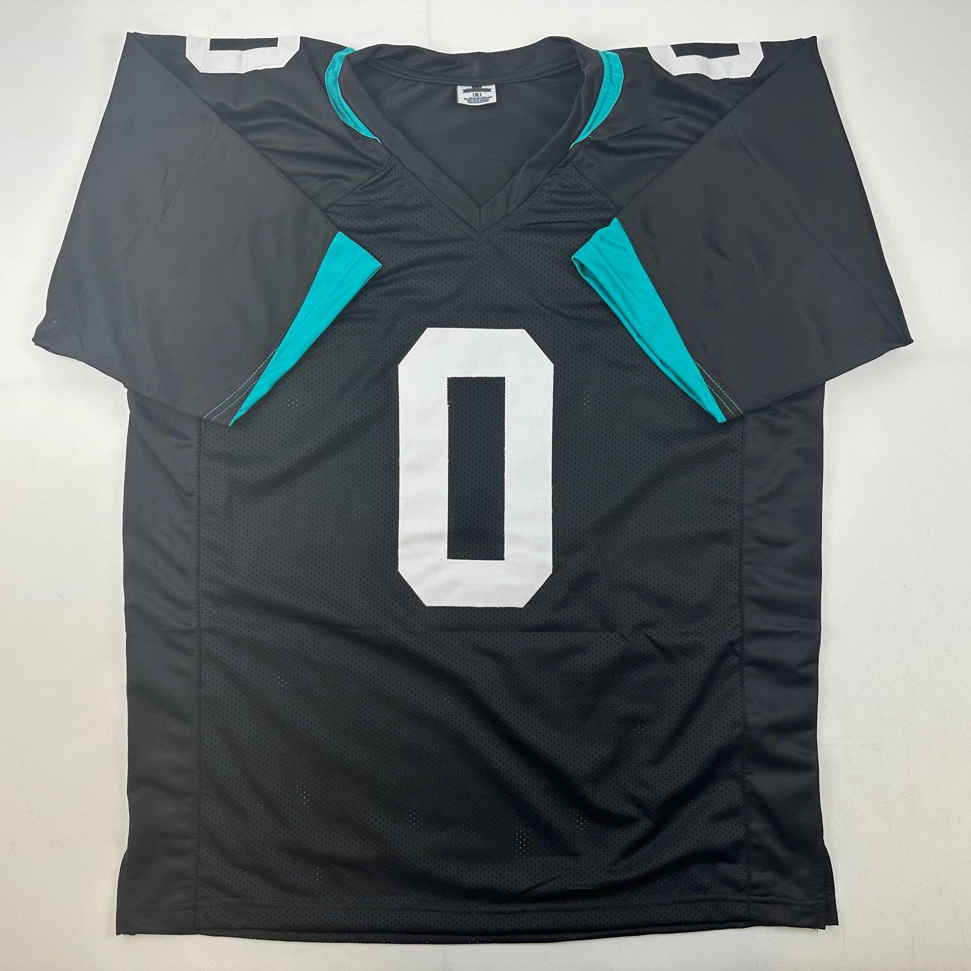 Autographed/Signed Calvin Ridley Jacksonville Black Football Jersey Beckett BAS COA