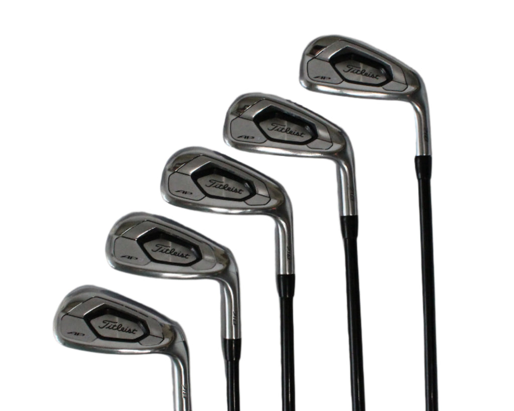 Pre-Owned Titleist Ap3 718: Iron Set (6-PW) W/ Tense Red R (Regular) Graphite Shaft (Above Average)