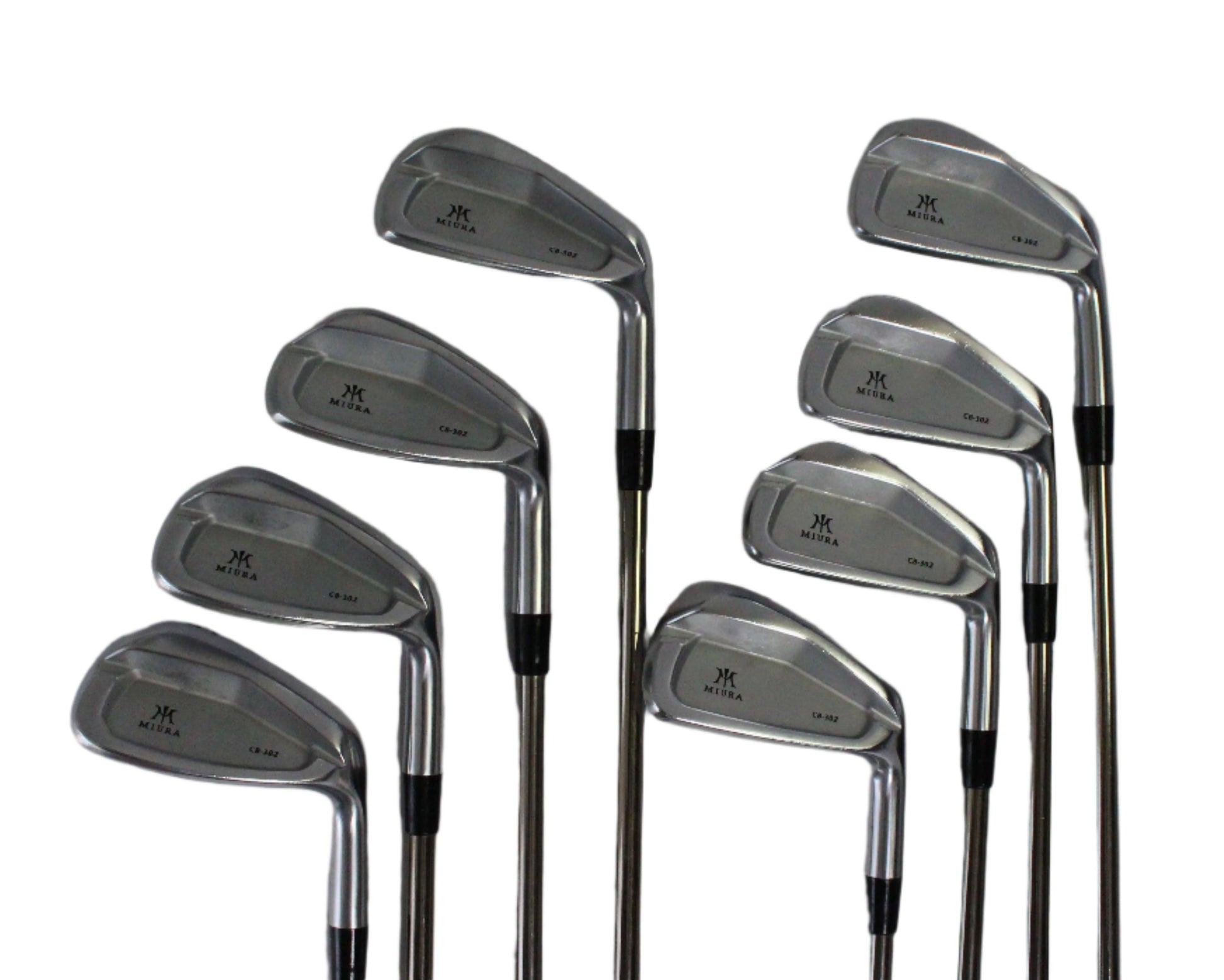 Pre-Owned Miura Cb-302: Iron Set (4-PW, GW) W/ Recoil ESX 460 f3 (Regular)  Graphite Shaft (Average)