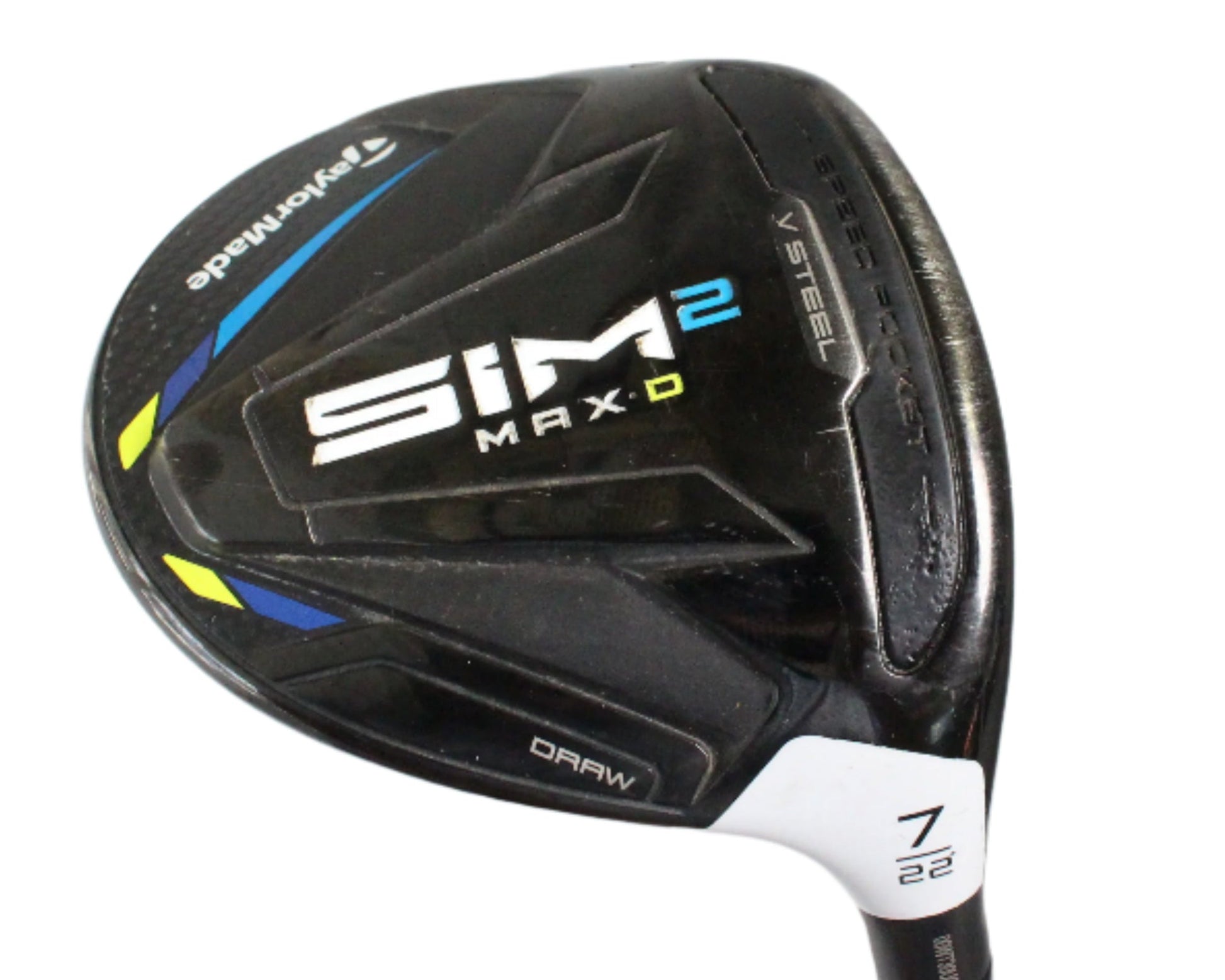 Pre-Owned TaylorMade Sim 2 Max D: 7 Fairway Wood (22.0) W/  Tour AD TP-5 R1 (Regular) (42 Inch) Shaft (Below Average)