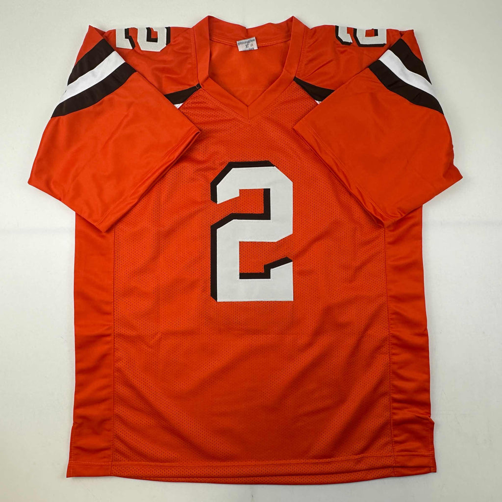 Autographed/Signed Amari Cooper Cleveland Orange Football Jersey JSA COA