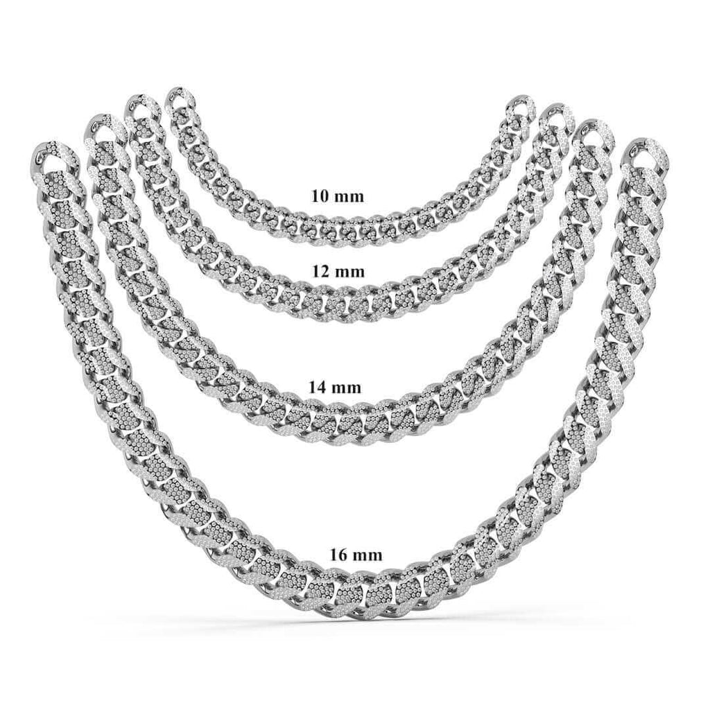 Iced Out Cuban Link Chain | 925 Silver & Moissanite